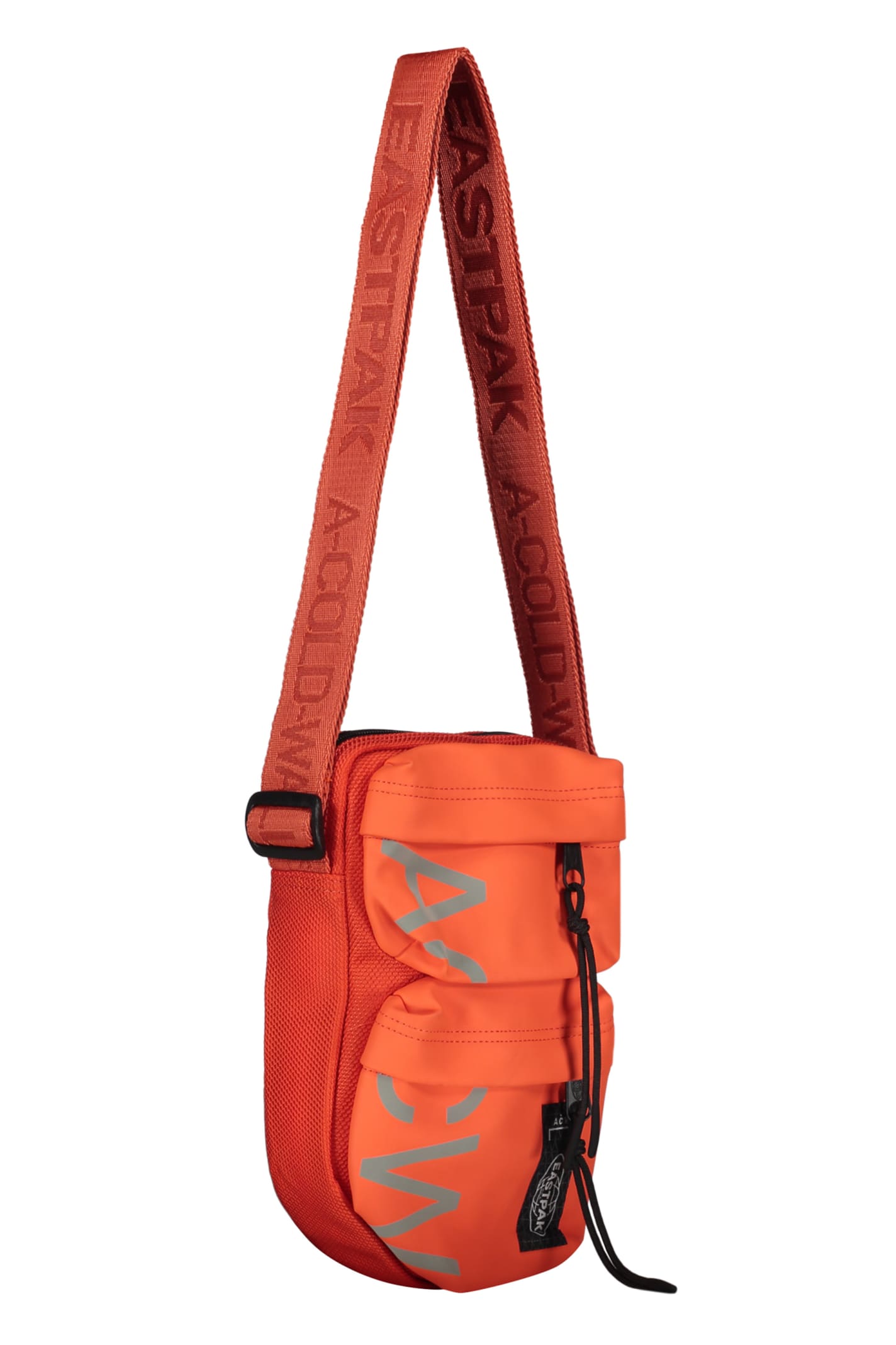 Shop A-cold-wall* Messenger Bag With Logo In Orange