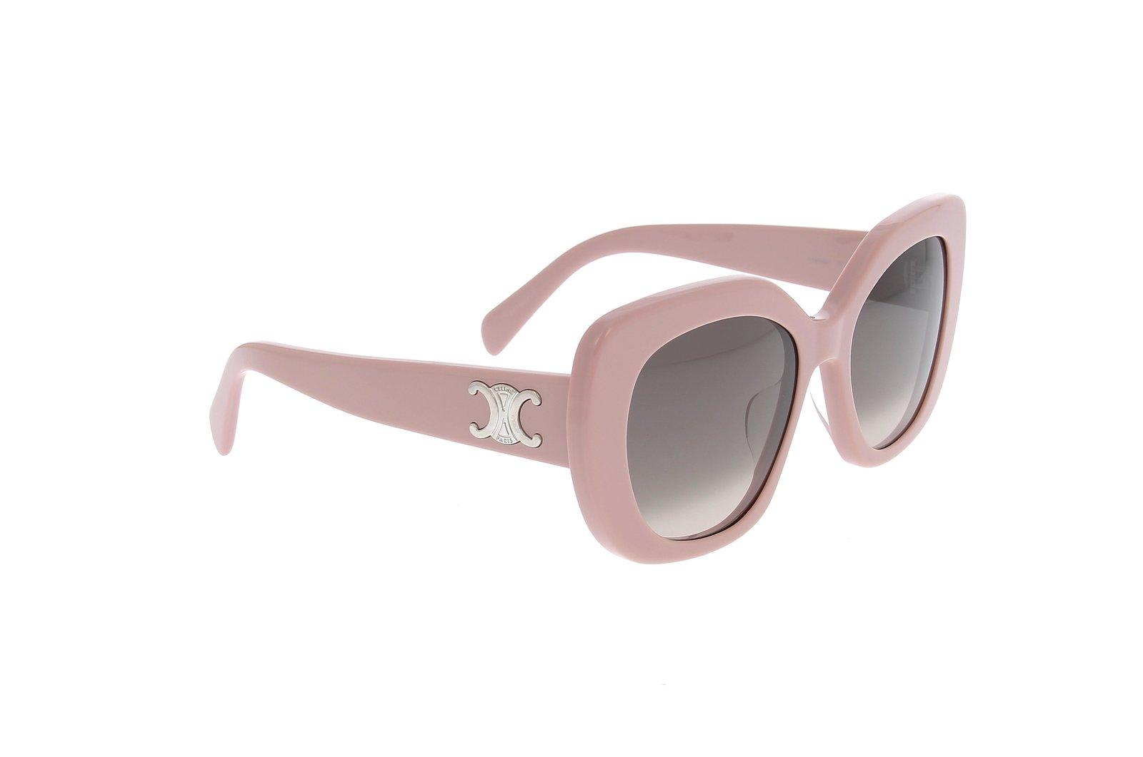 Shop Celine Butterfly Frame Sunglasses In 72f
