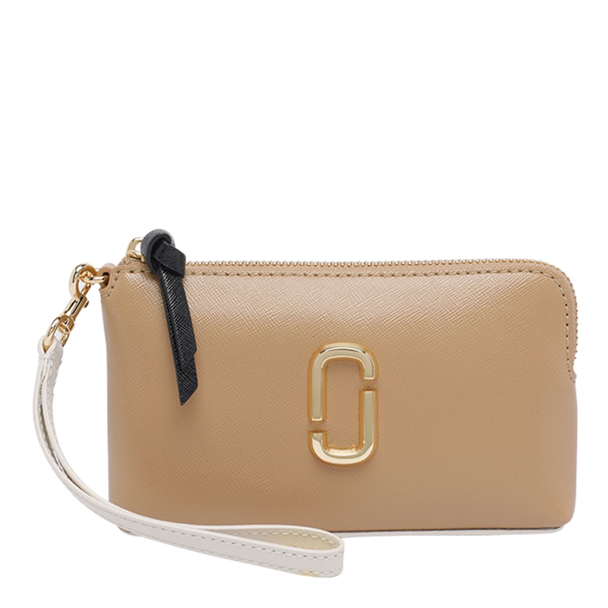 Marc Jacobs The Snapshot Wristlet Pochette In Sand