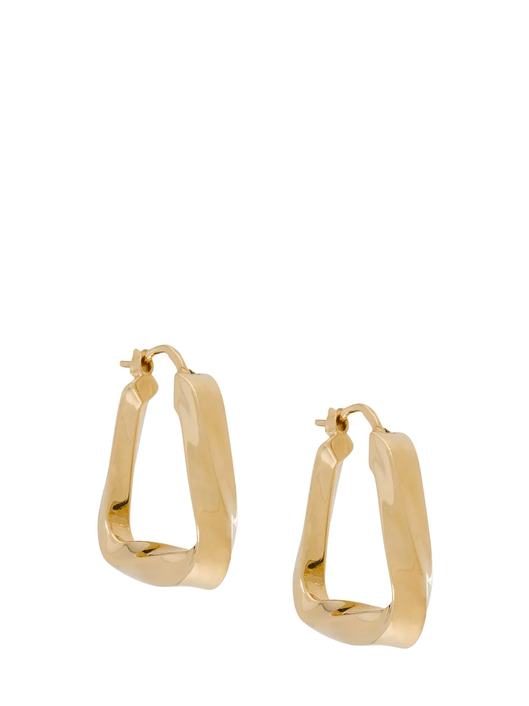 Bottega Veneta Gold Vermeil Triangle Earrings