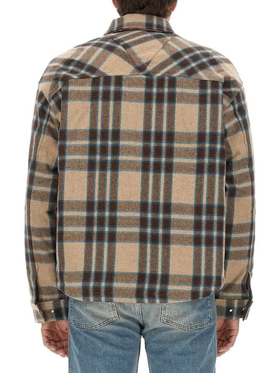 Shop Represent Plaid Shirt In Multicolour