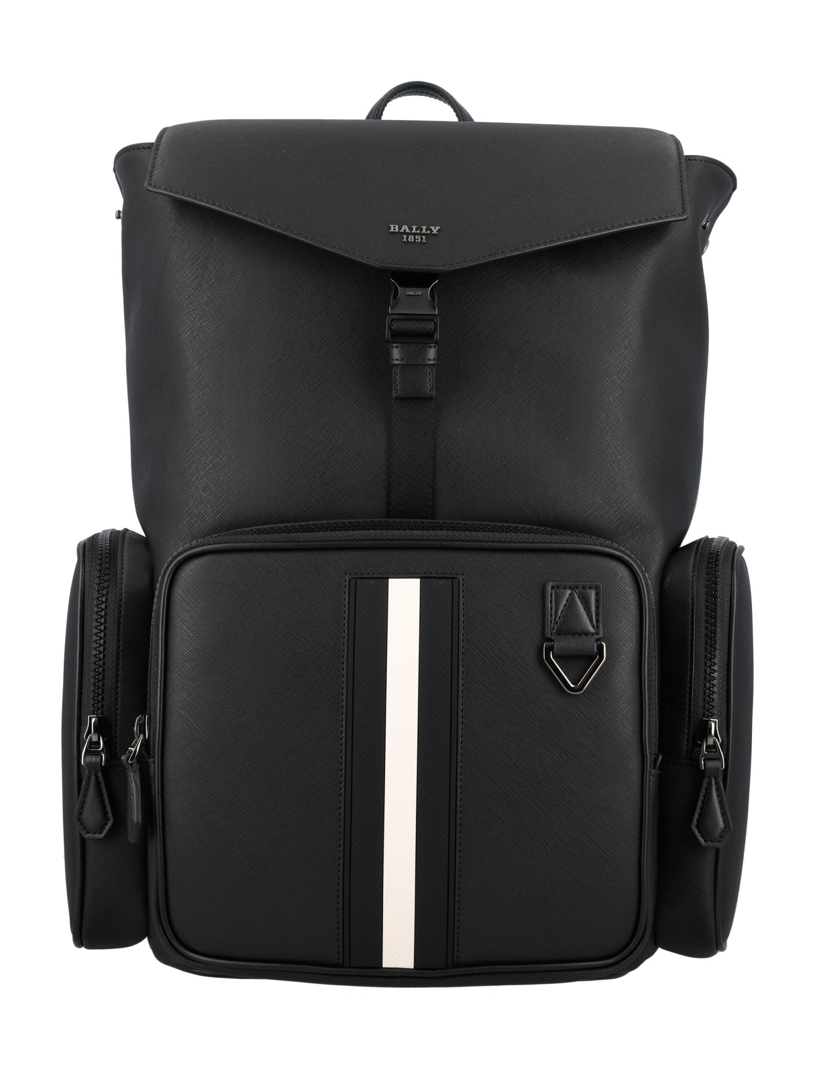 Bally Maxi Backpack In Black