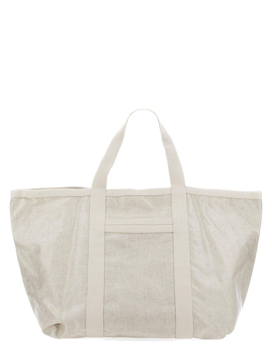 Shop Isabel Marant Warden Tote Bag In Powder