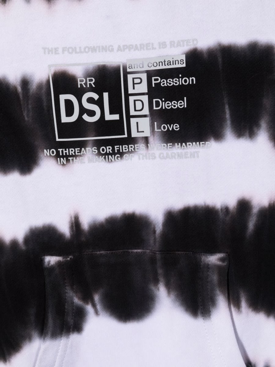Diesel Summer 83 Over Felpa In White