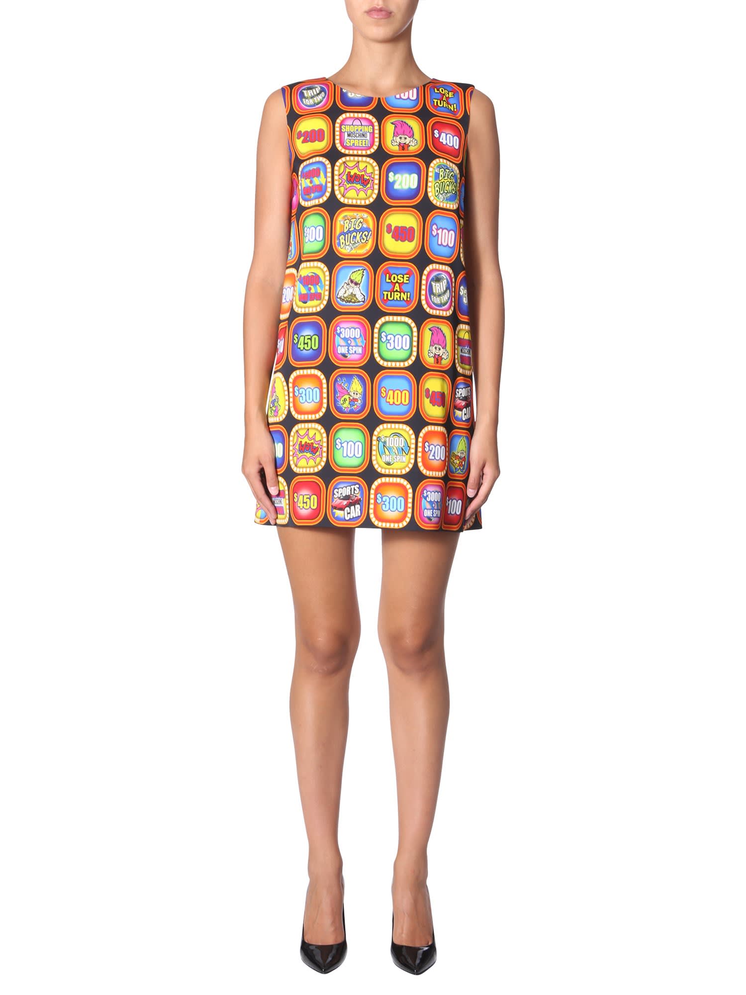 Photo of  Moschino Crew Neck Dress- shop Moschino Dresses online sales