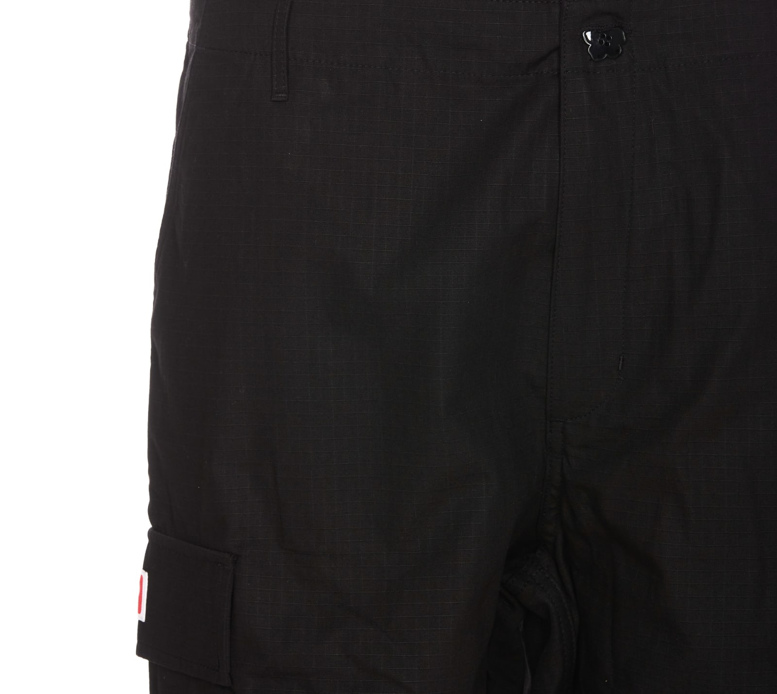 Shop Kenzo Paris Cargo Workwear Shorts In Black