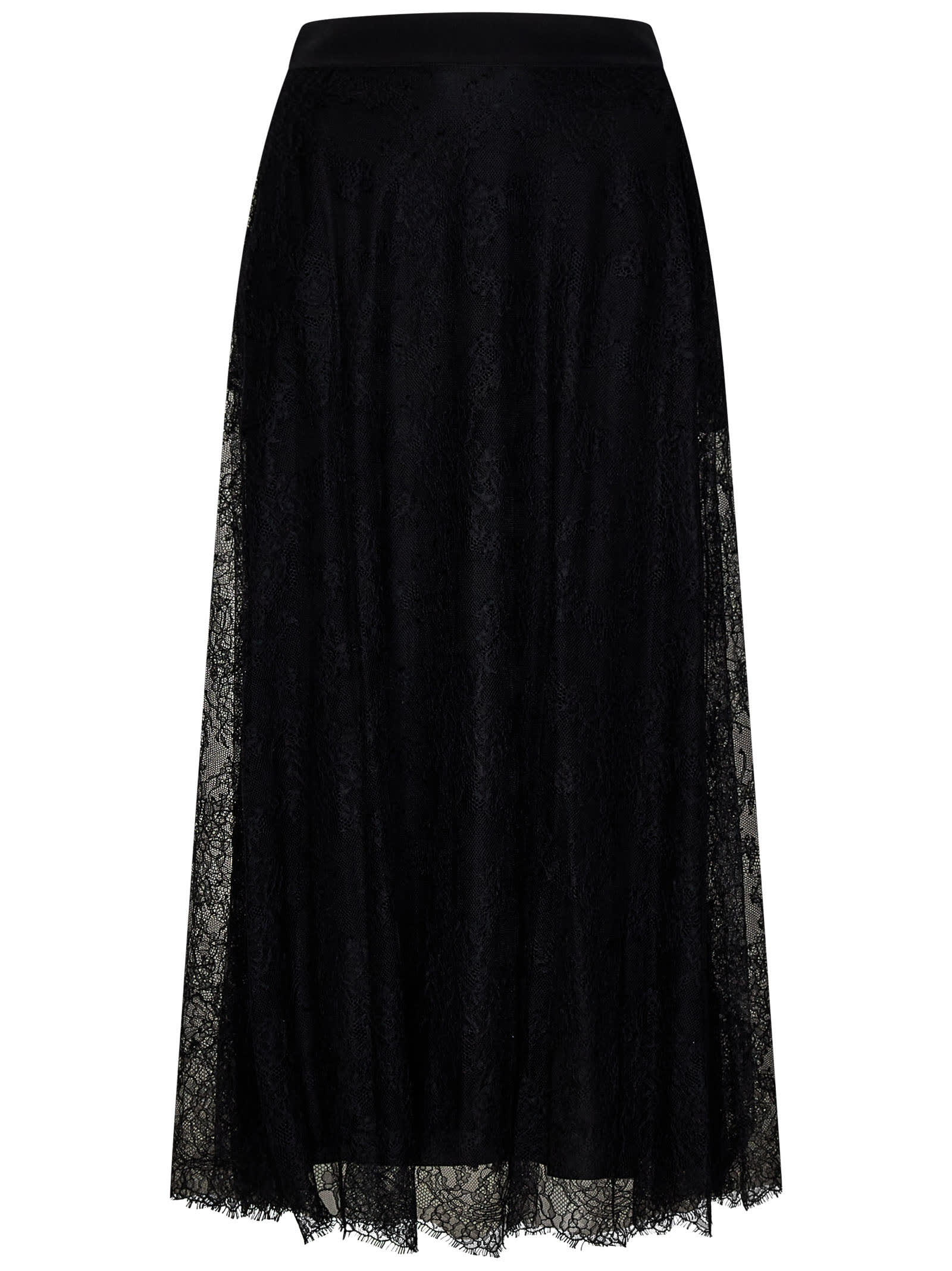 Shop Elie Saab Skirt In Black