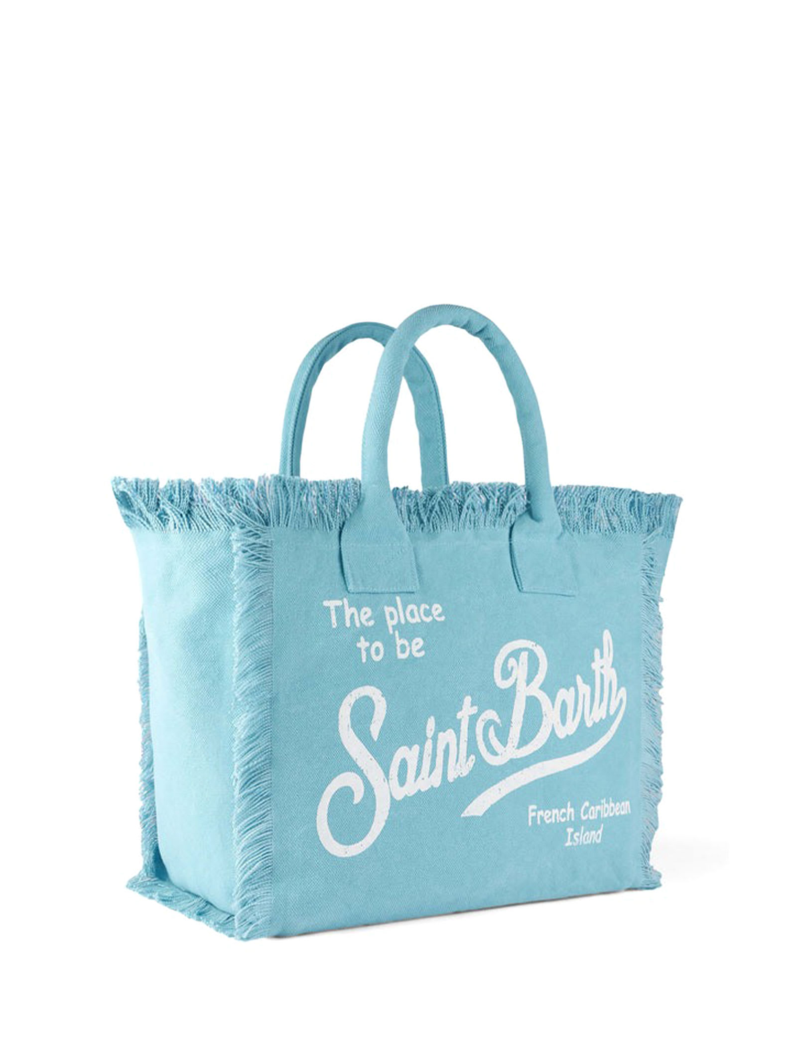 Shop Mc2 Saint Barth Tote Bag Vanity Light Blue