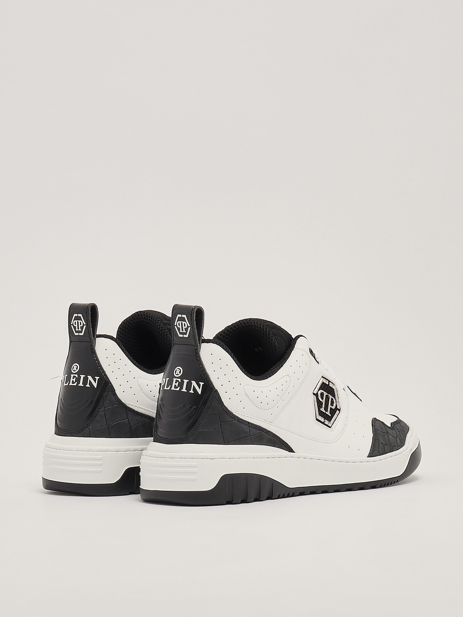 Shop Philipp Plein Sneaker Sneaker In Bianco-nero