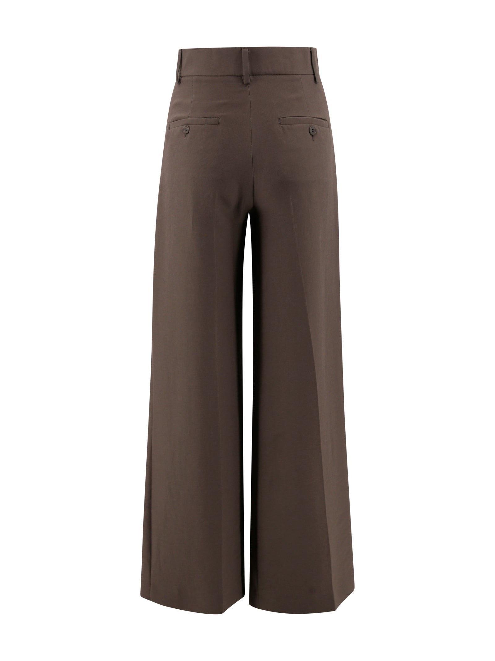 Weekend Max Mara Palazzo Pants In Brown