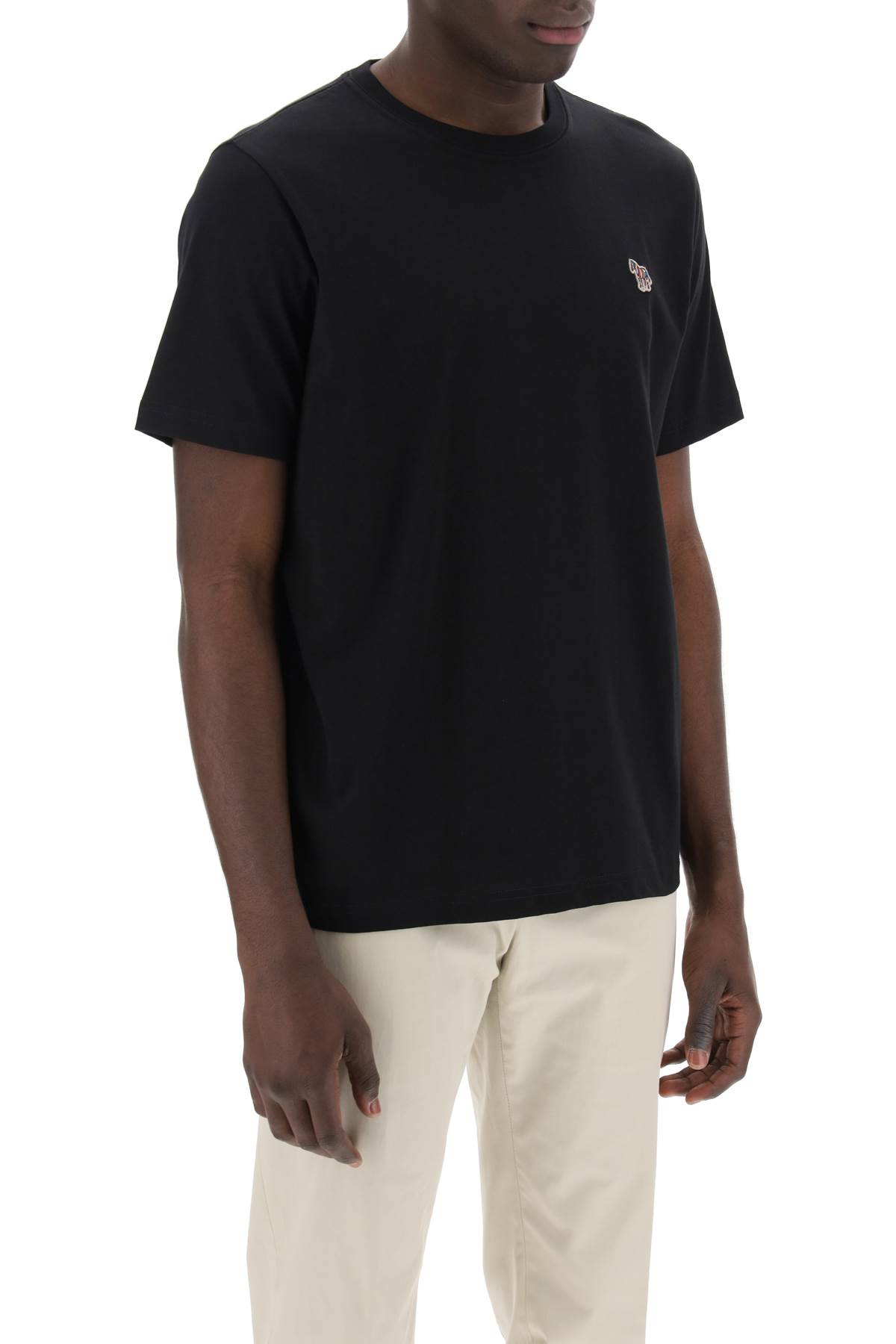 Shop Ps By Paul Smith Organic Cotton T-shirt In Black