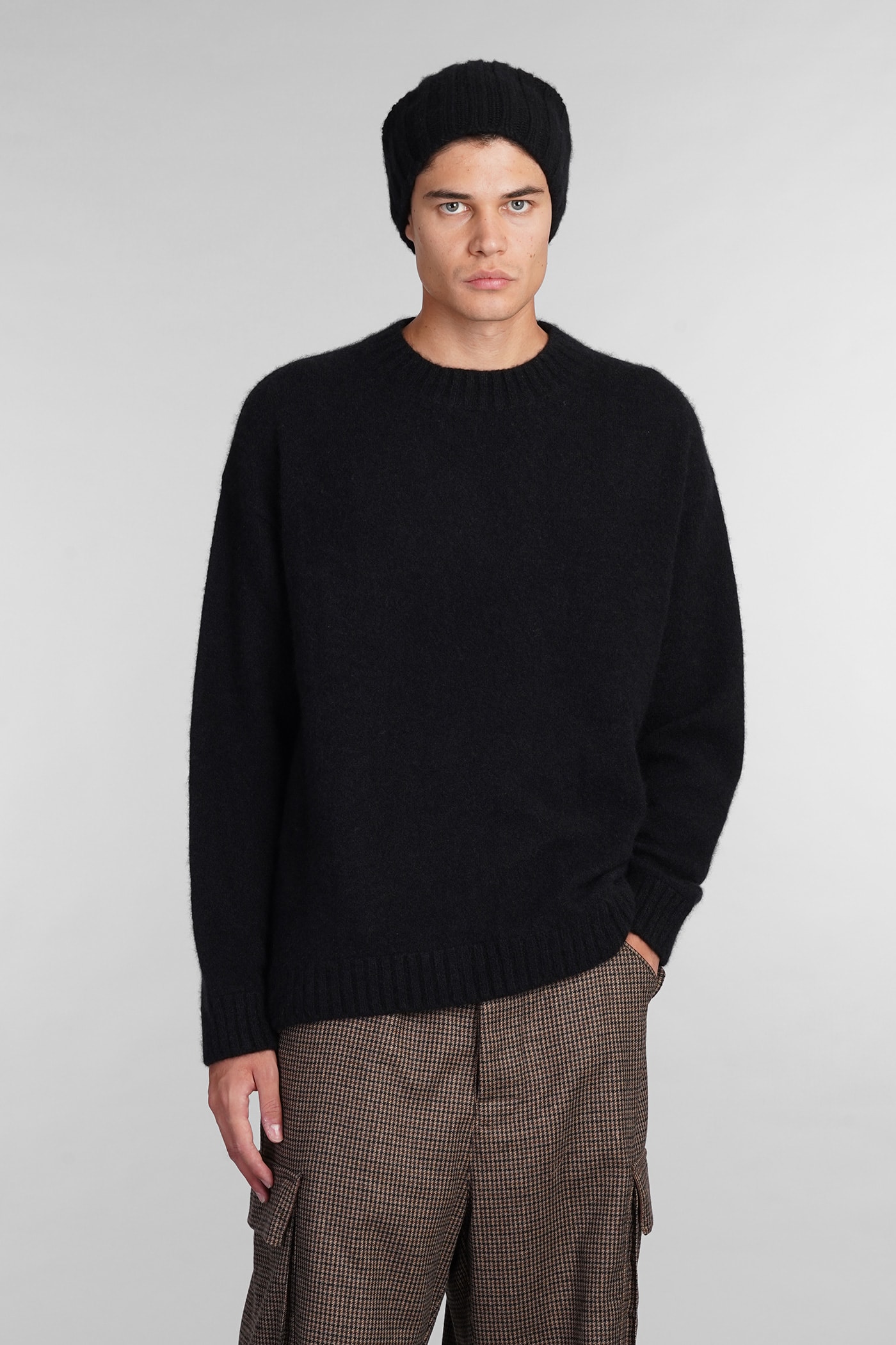 Knitwear In Black Cashmere