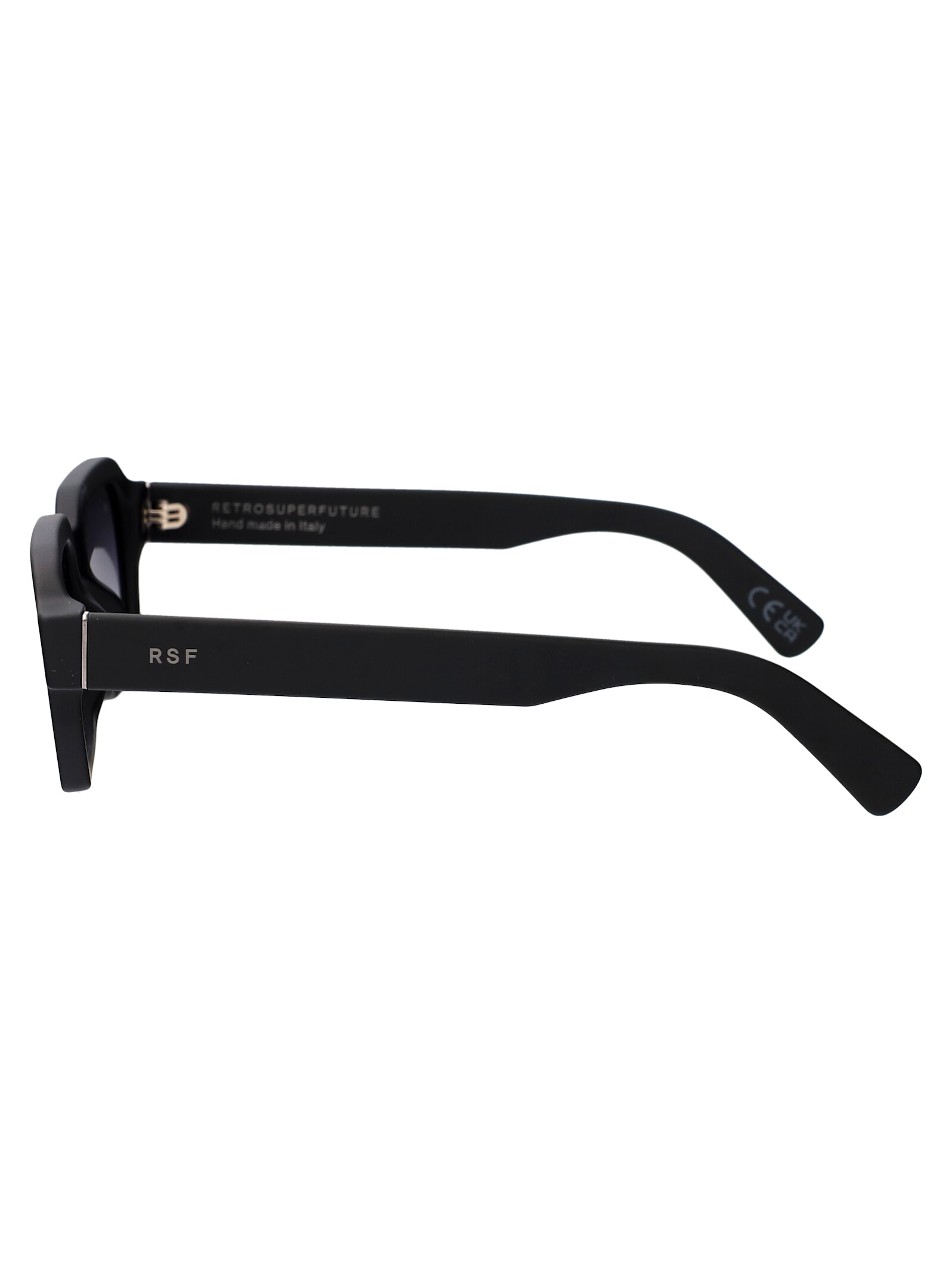 Shop Retrosuperfuture Caro Black P04 Sunglasses