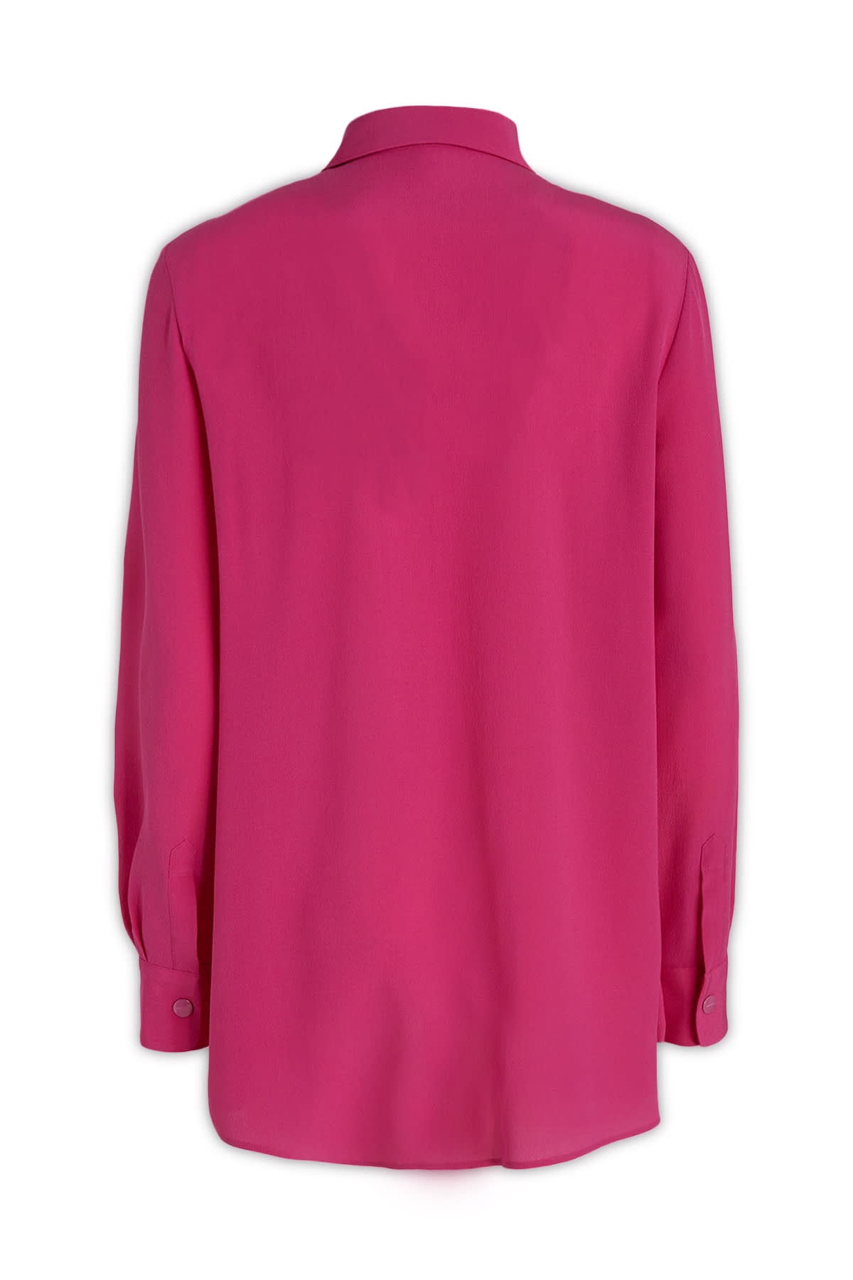 Etro Silk Crèpe De Chine Shirt With Pegasus Embroidery In 651