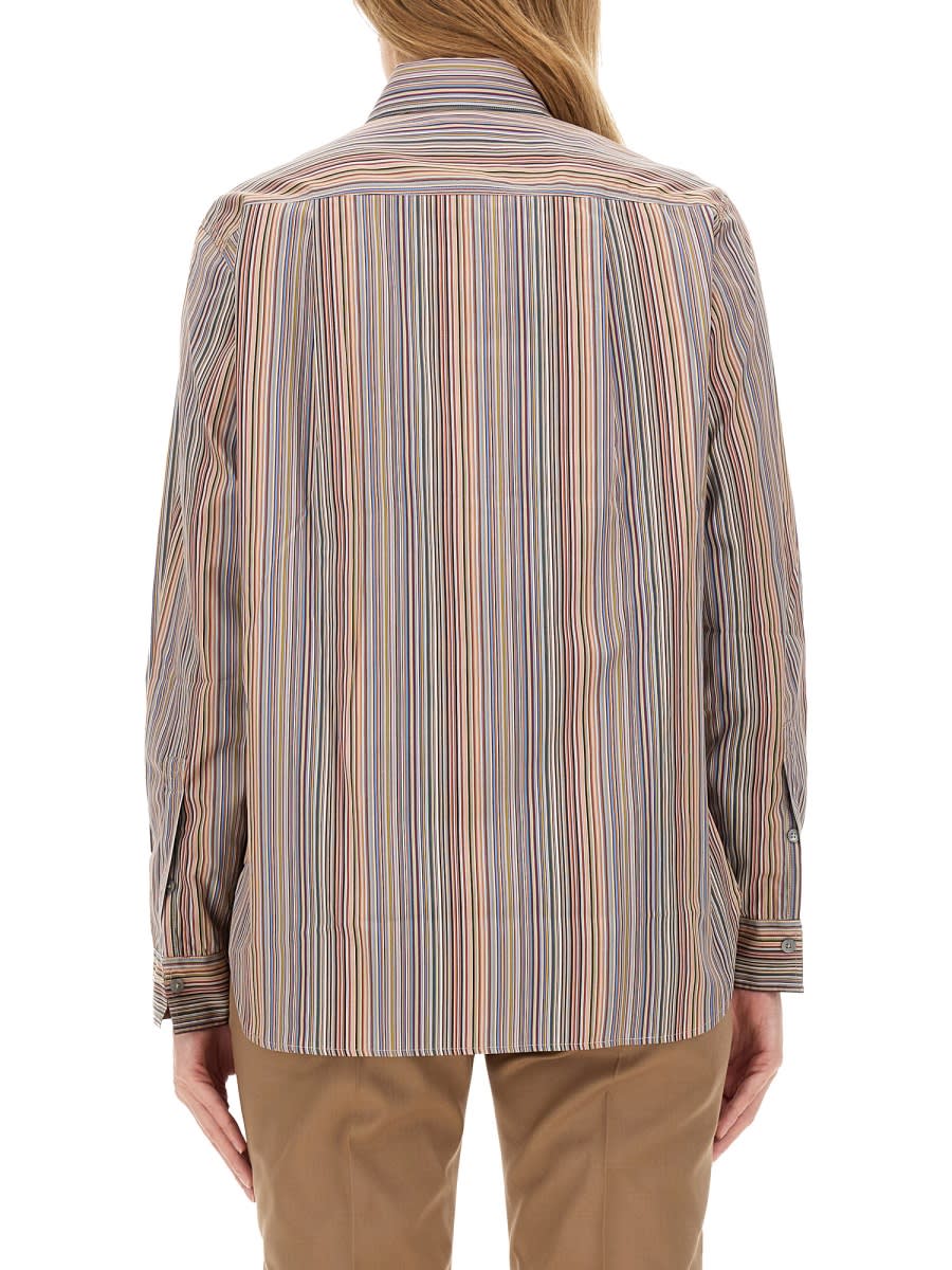 Shop Paul Smith Signature Stripe Shirt In Multicolour