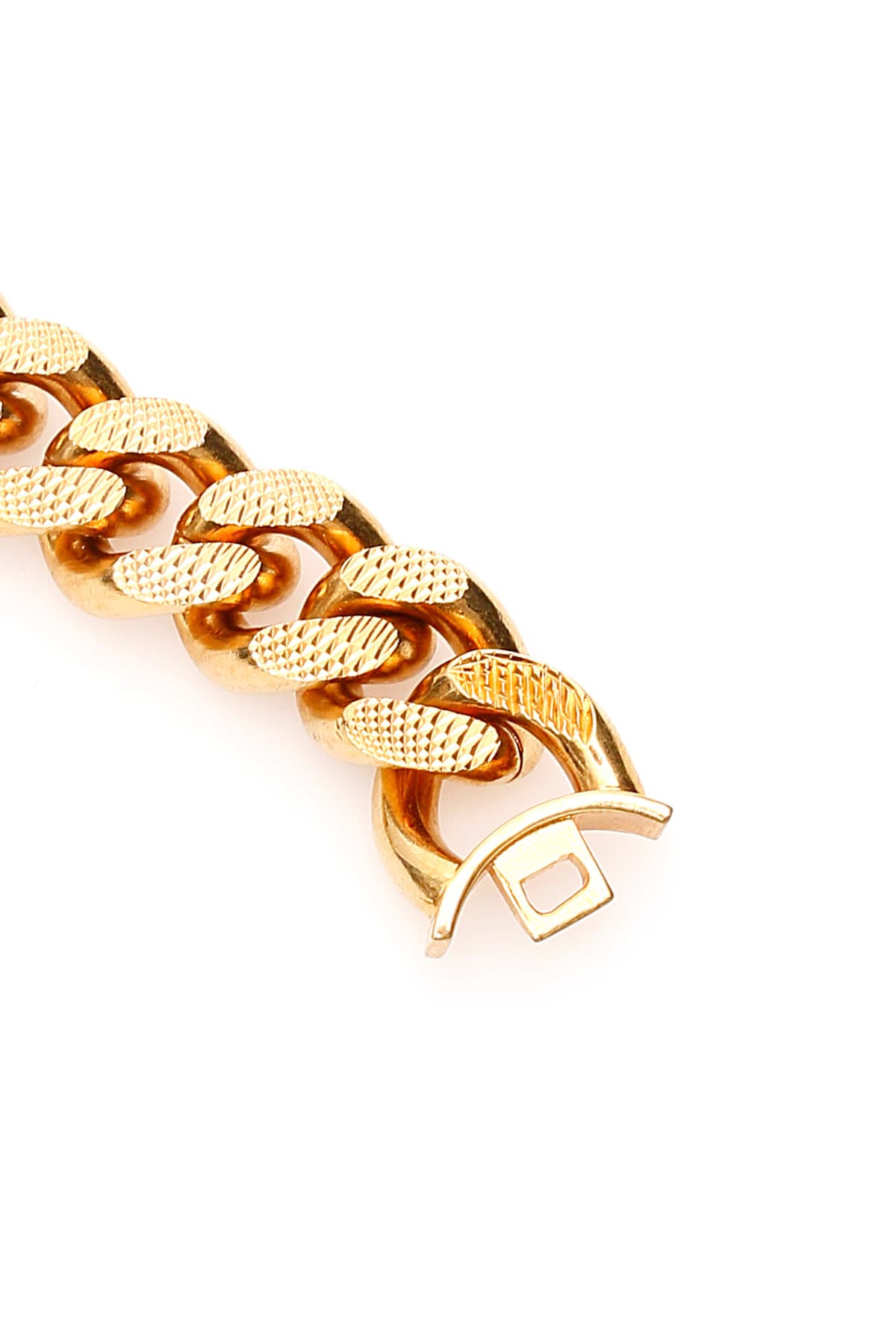 Shop Versace Chain Medusa Bracelet In Tribute Gold (gold)