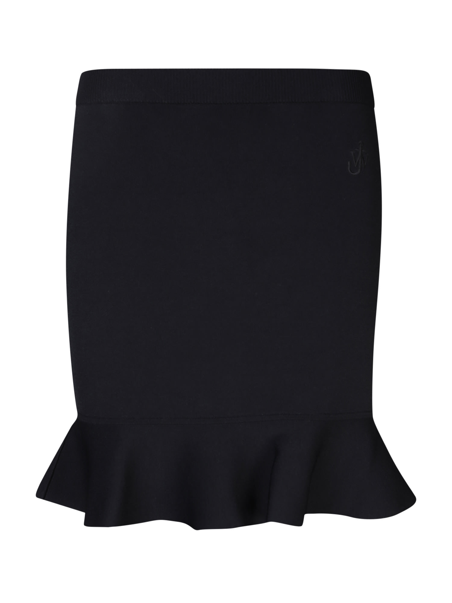 J.W. Anderson Ruffles Black Miniskirt
