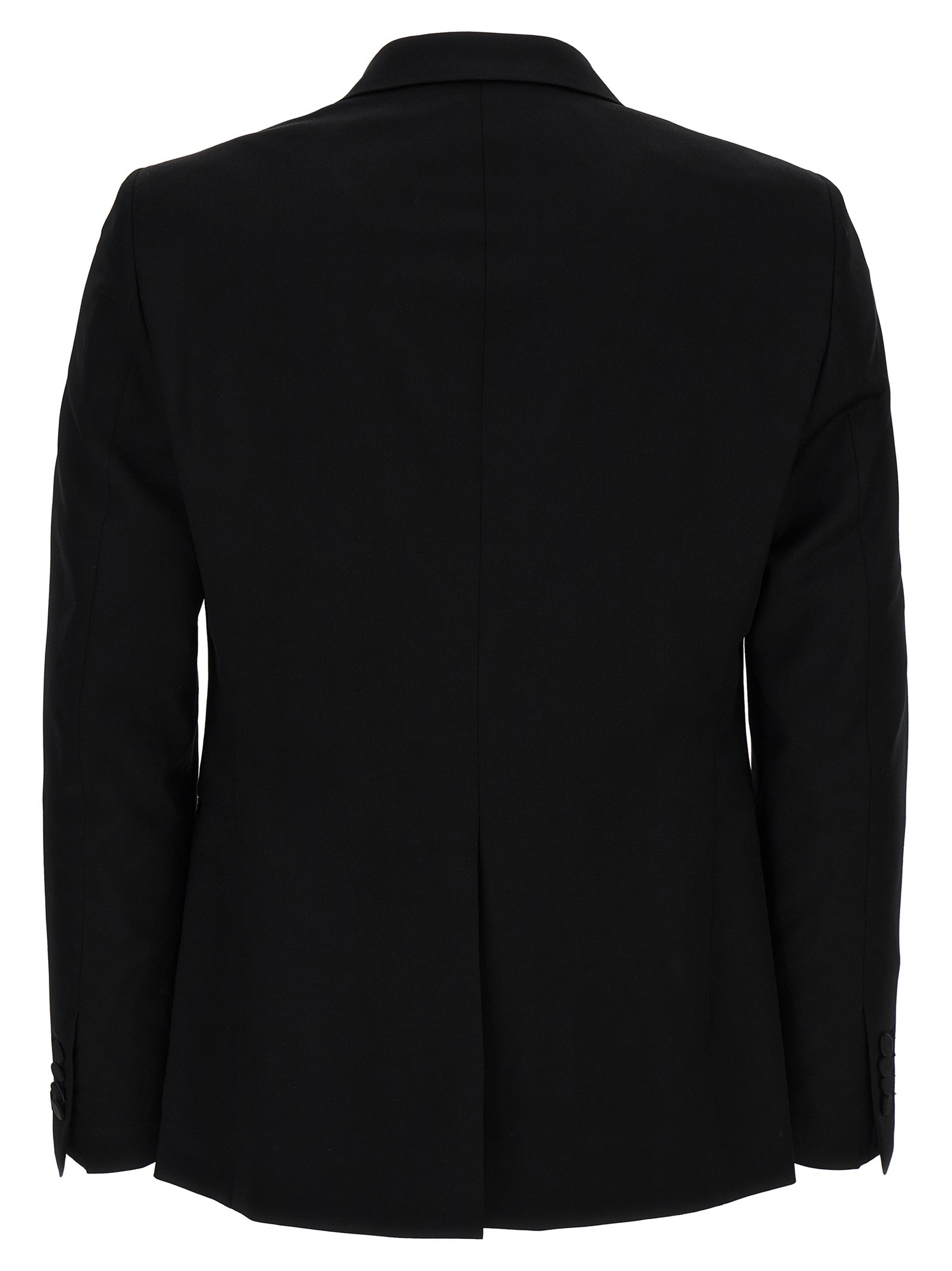 Shop Tagliatore Tuxedo Dress In Black