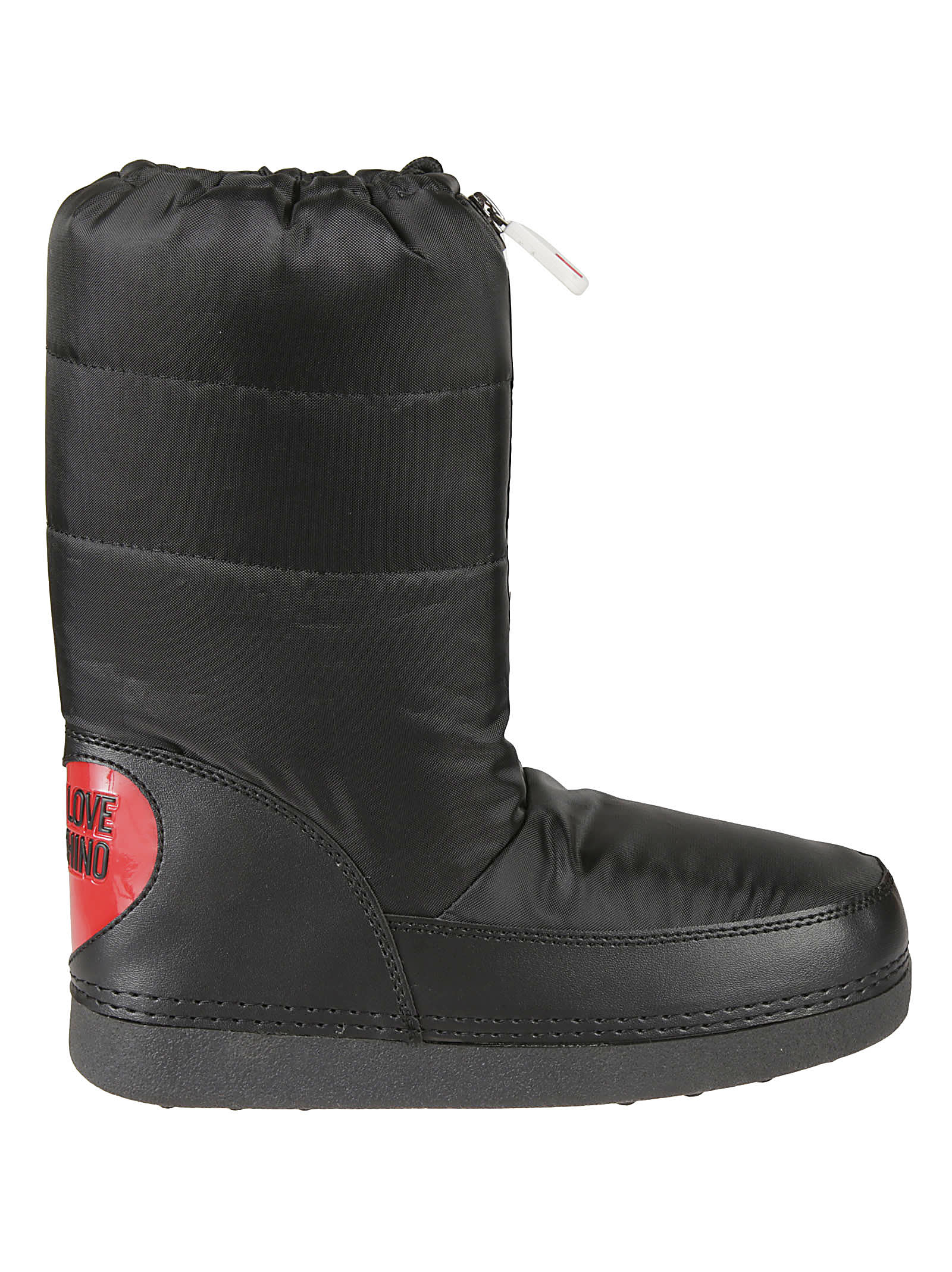 Love Moschino Embossed Logo Padded Boots