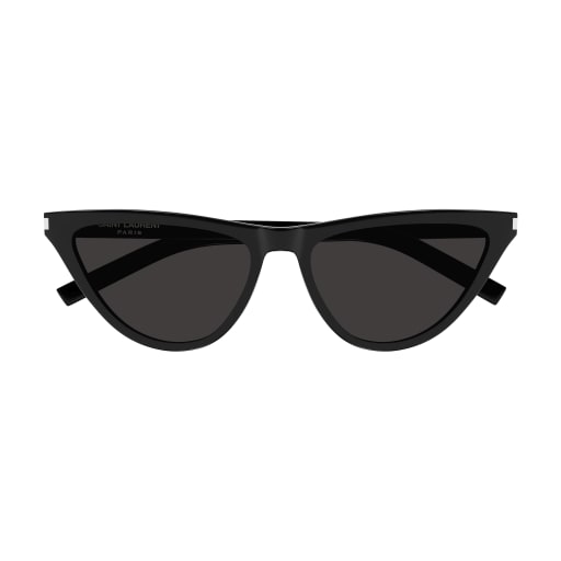 Shop Saint Laurent Sl 550 Slim Sunglasses In Black Black Black