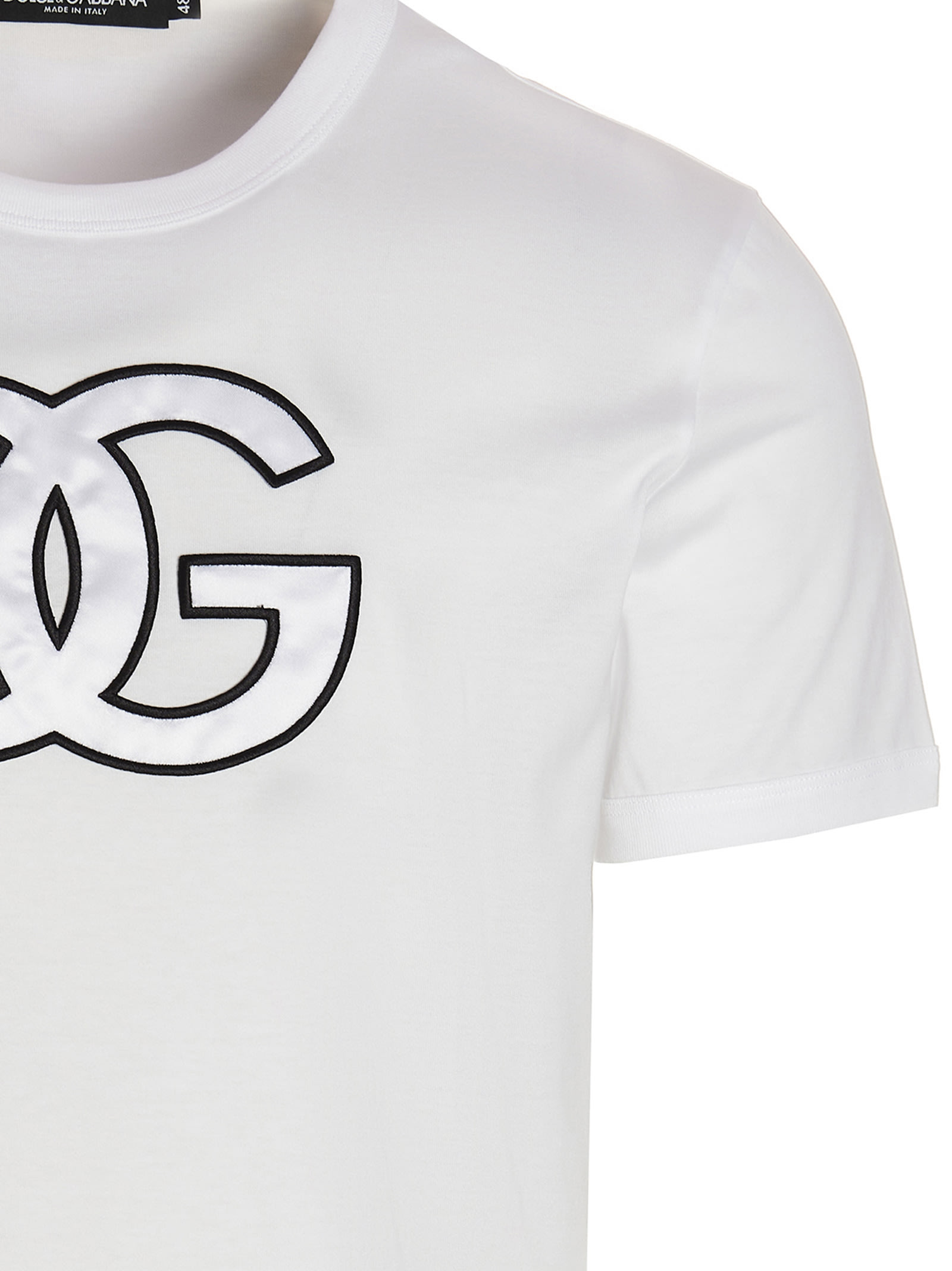 Dolce & Gabbana T-shirt With Logo In White | ModeSens