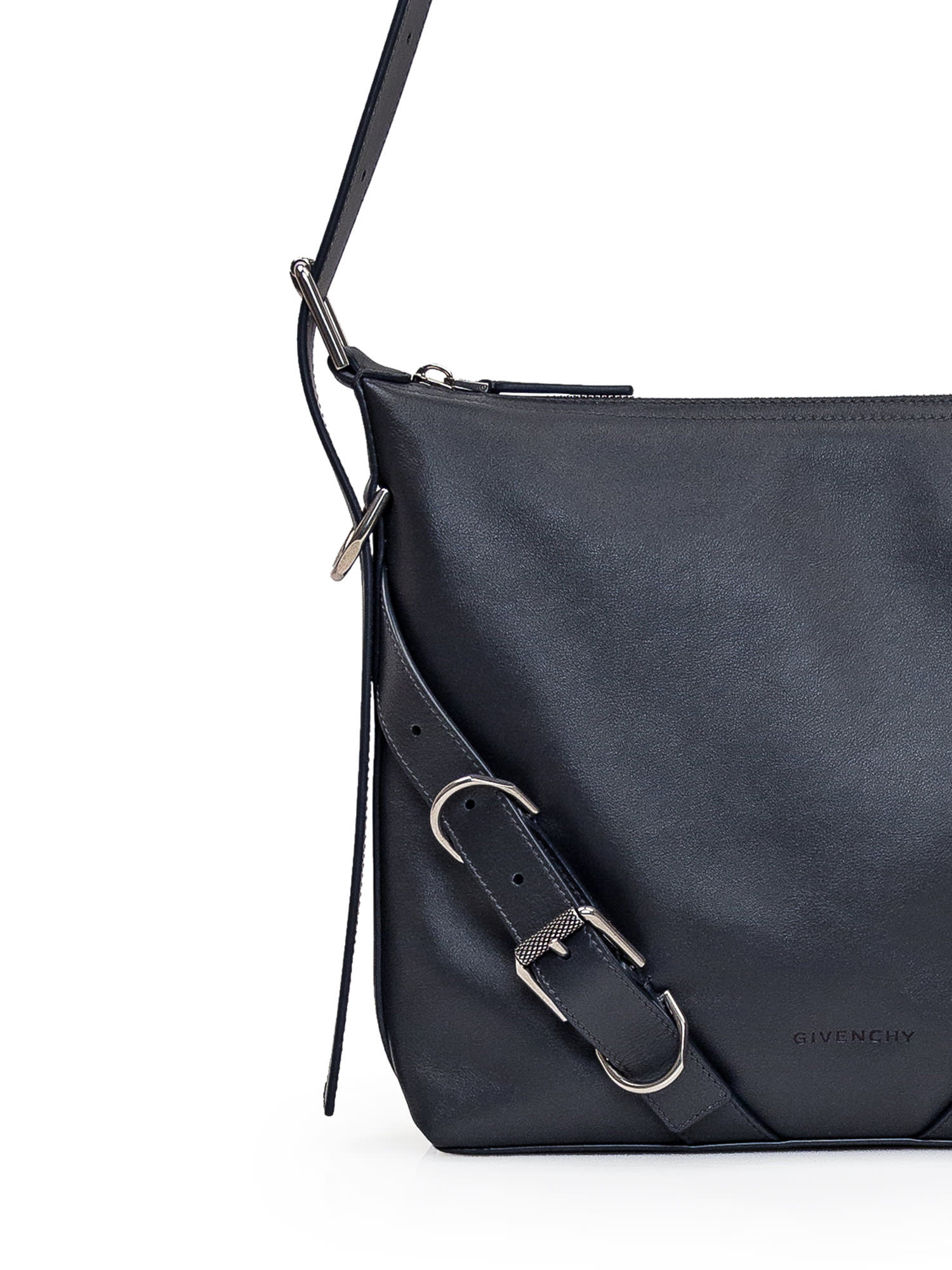 Shop Givenchy Voyou Bag In Dark Grey