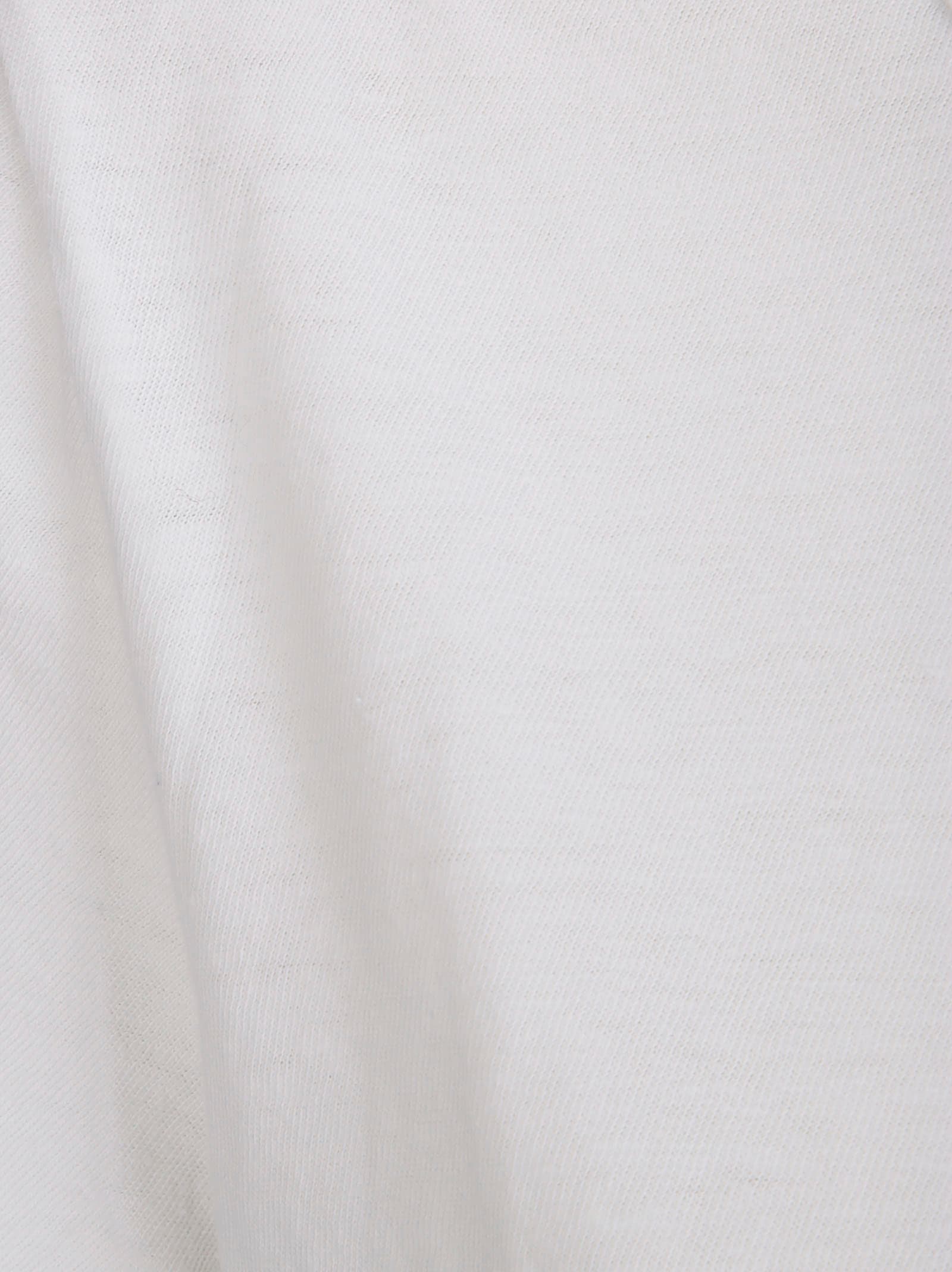James Perse Slub Jersey Shrunken Tee T-shirt In White