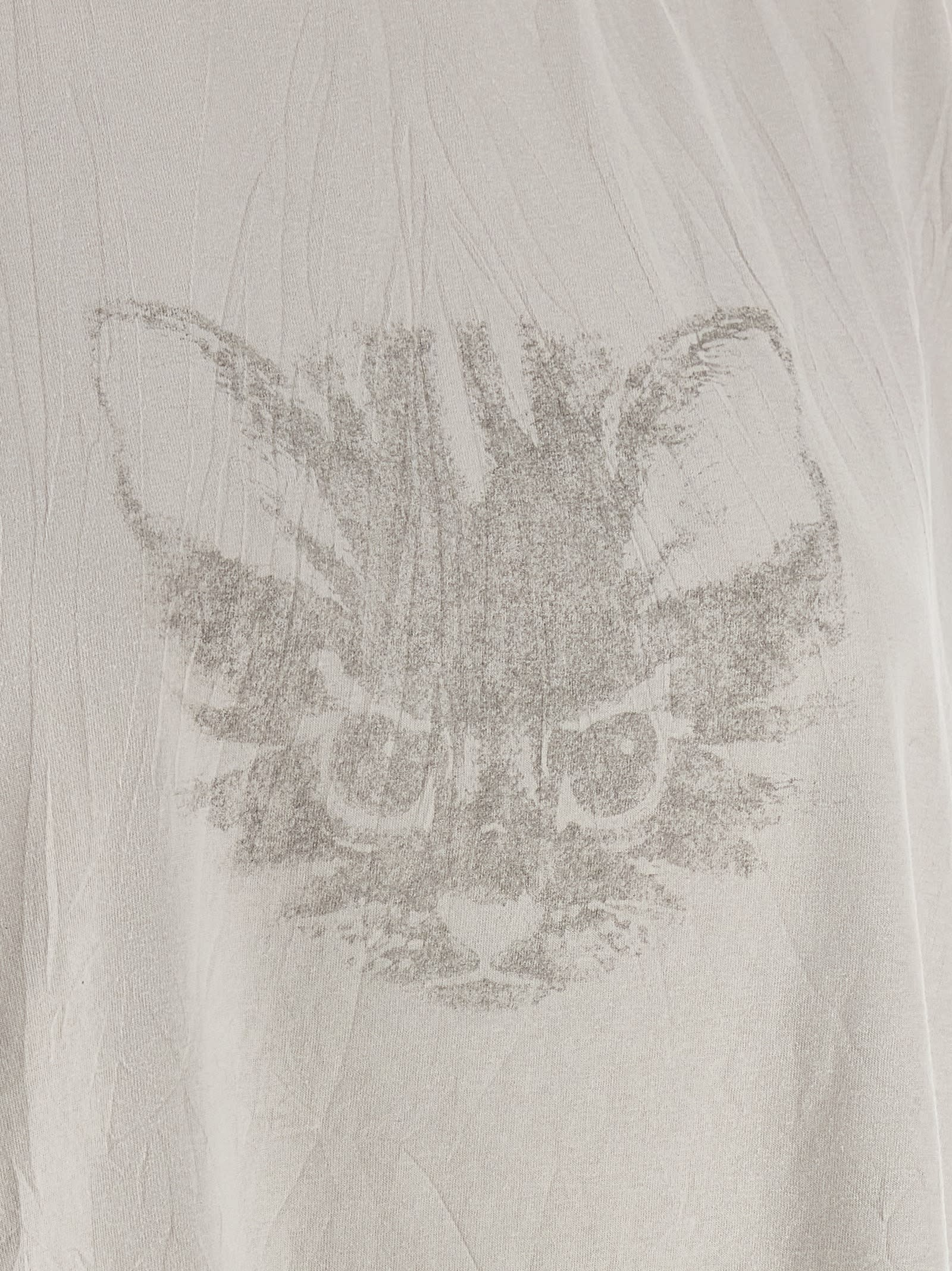 Balenciaga Cat Graphic Relaxed Fit T-shirt In Gray