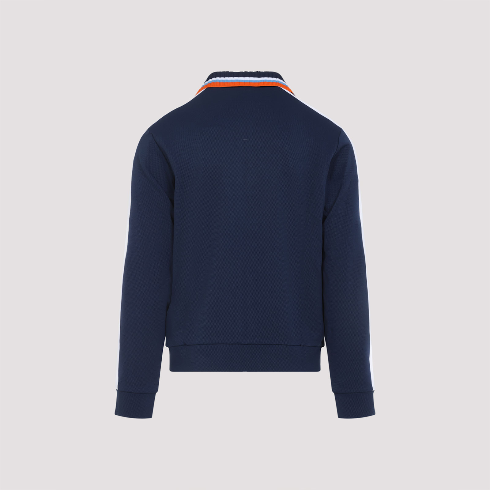 Casablanca Ribbed Collar Side Pockets Track Jacket In Multi