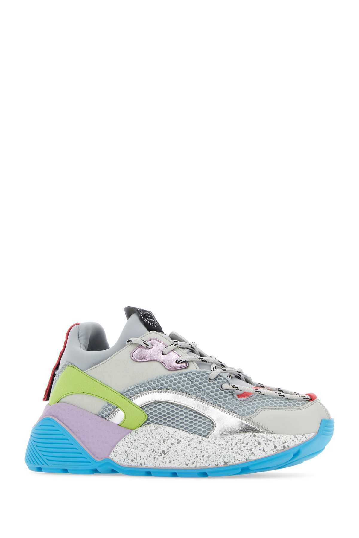 Shop Stella Mccartney Multicolor Alter Mat And Mesh Eclypse Sneakers In Greymulti