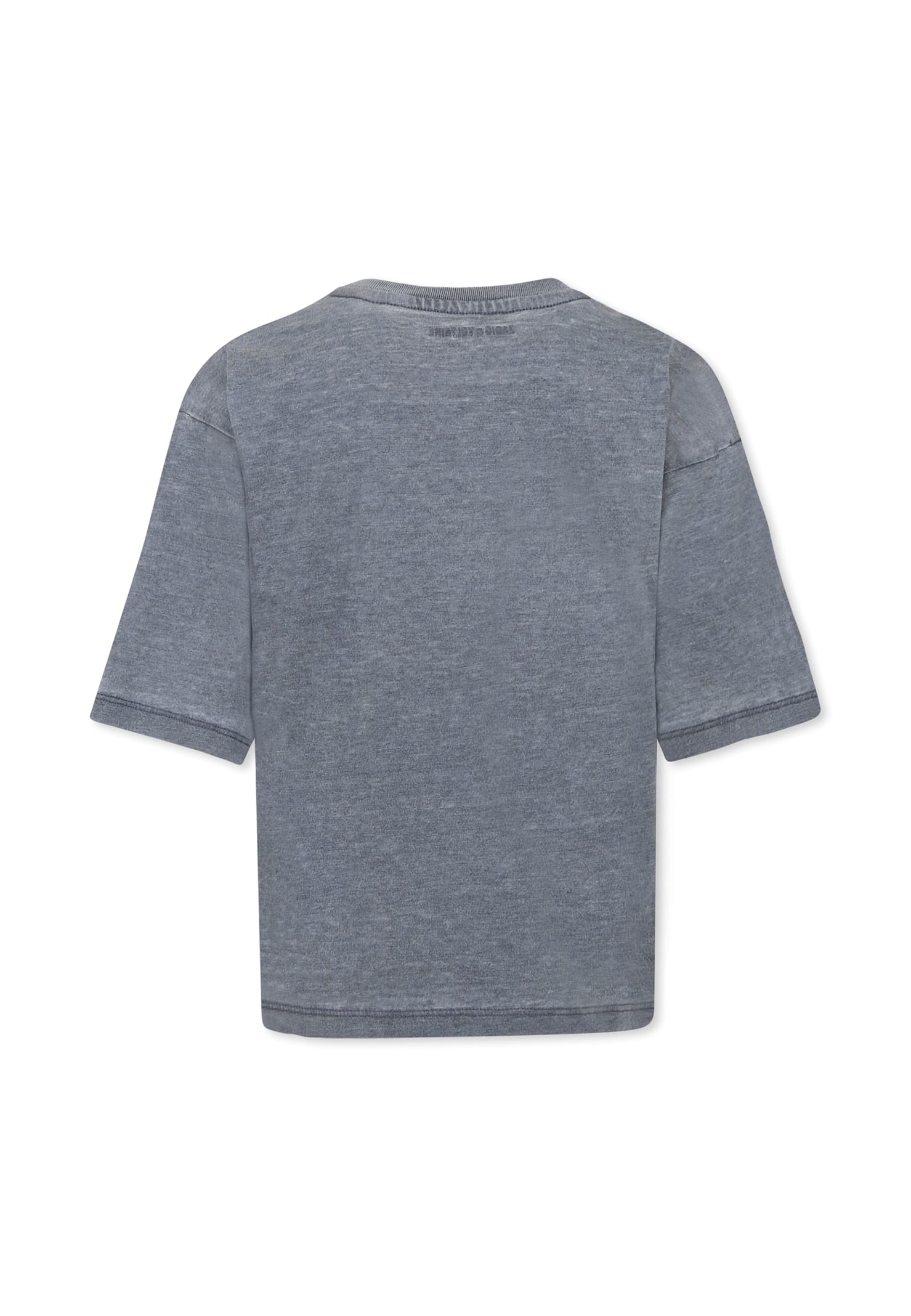 Shop Zadig & Voltaire Grey T-shirt For Girl With Logo