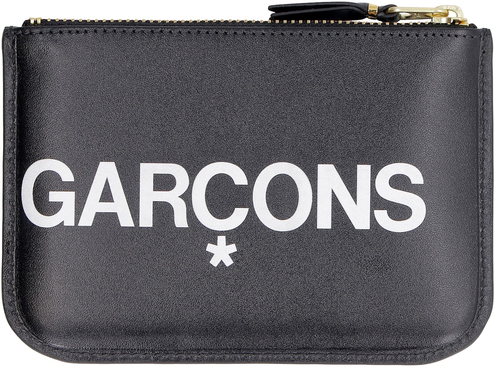 Comme Des Garçons Small Logo-print Pouch In Black