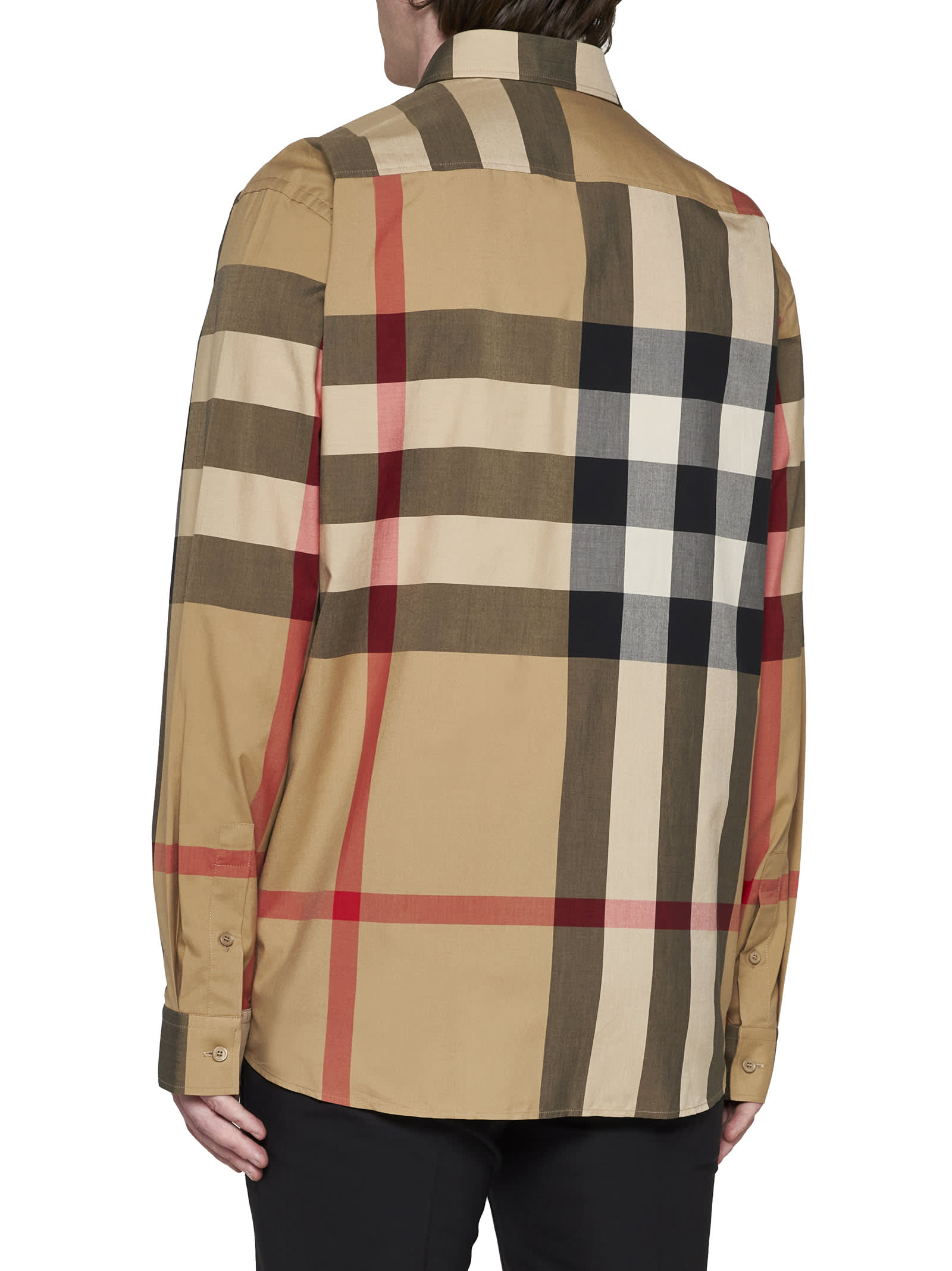 Shop Burberry Shirt In Beige