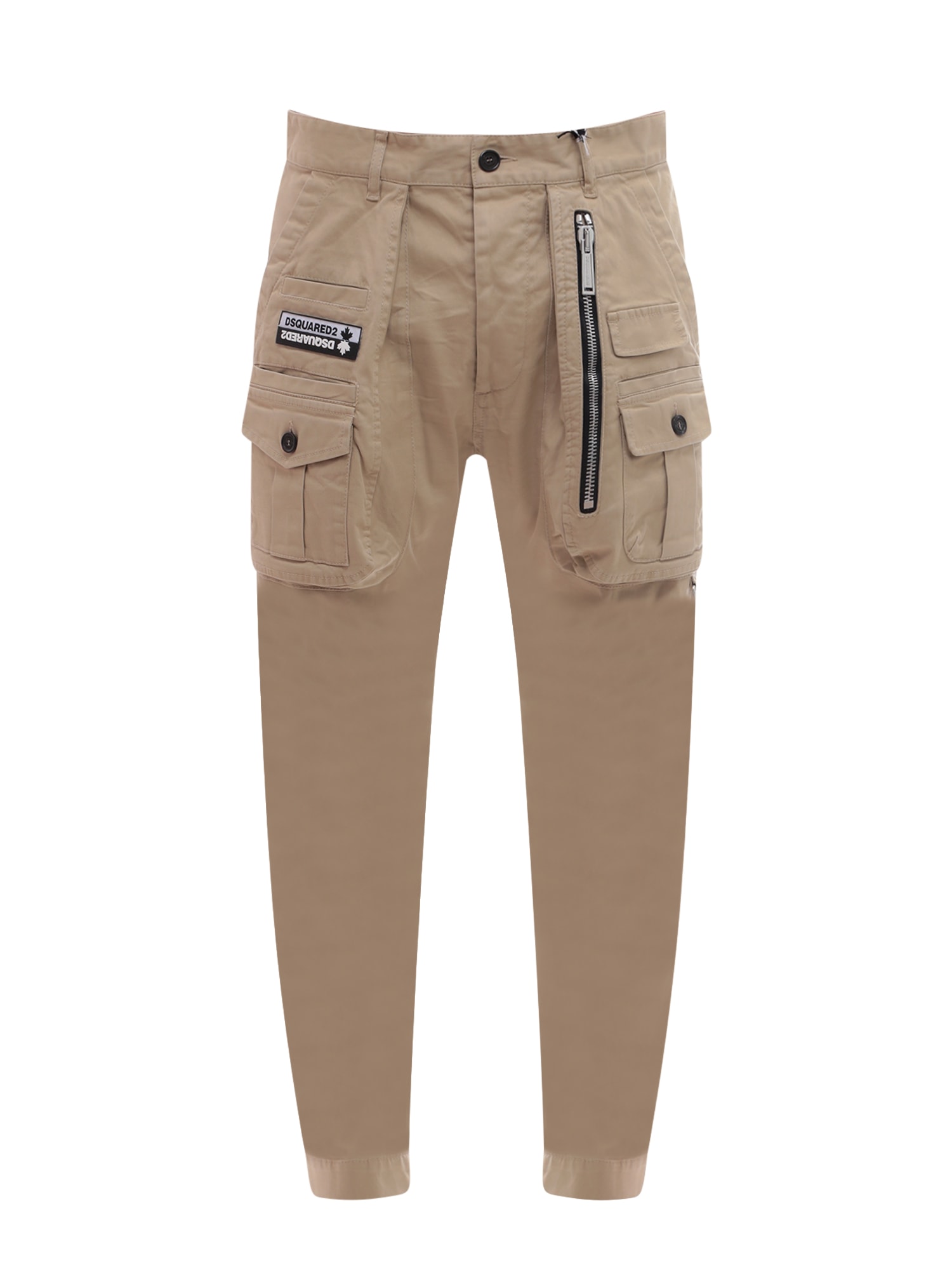 Dsquared2 Sexy Cargo Fit Trouser In Brown