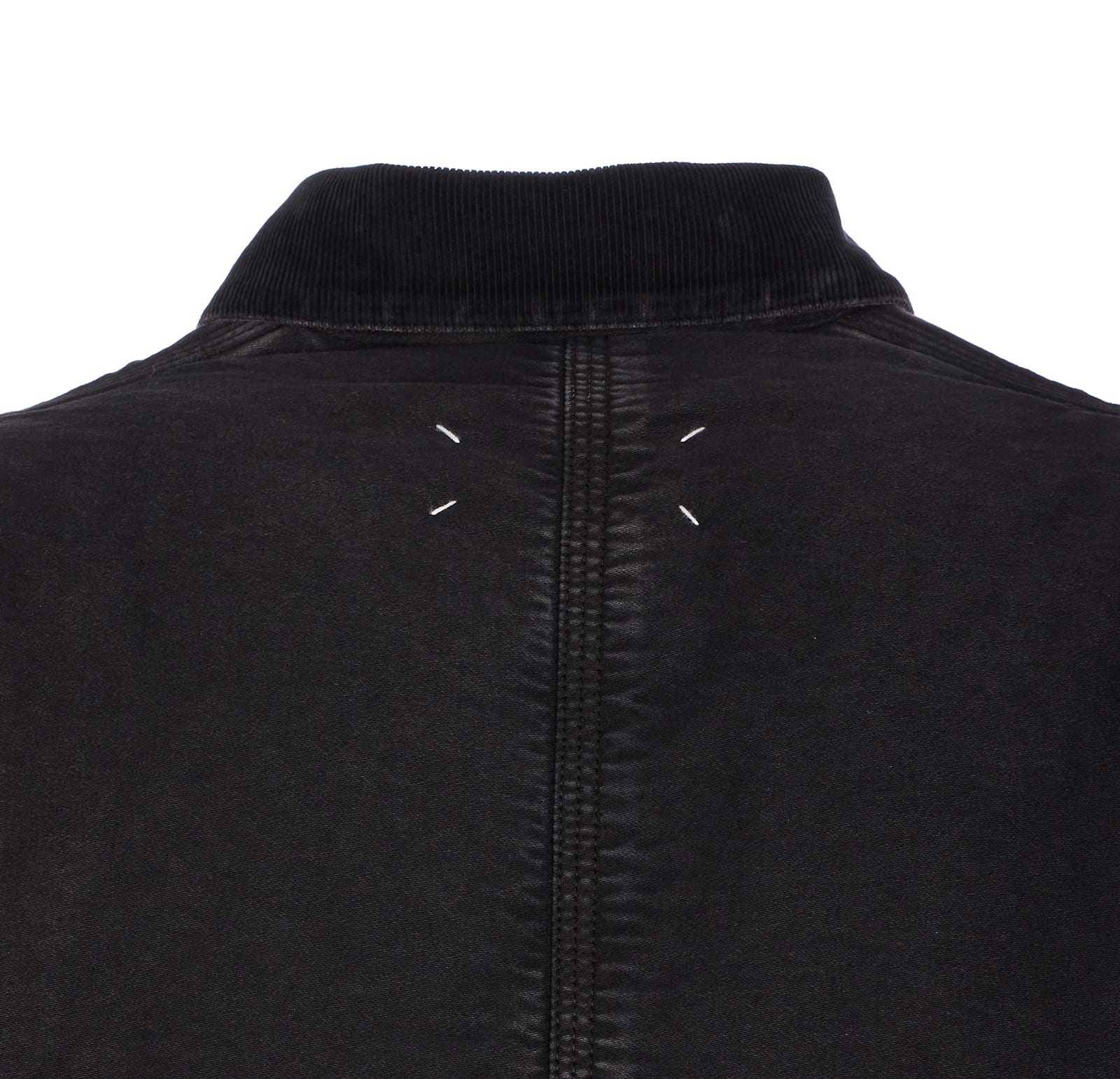 Maison Margiela Long Sleeve Jacket Featuring Front Pockets In Black