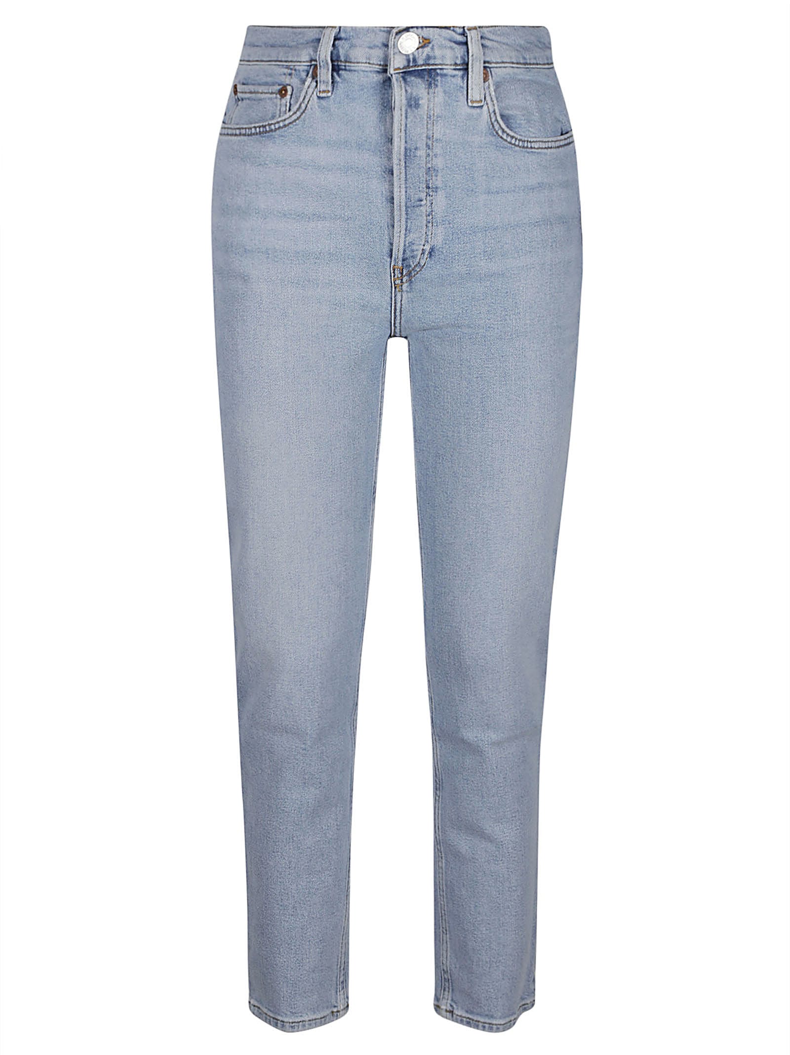 Shop Re/done 90s High Rise Ankle Crop Jeans