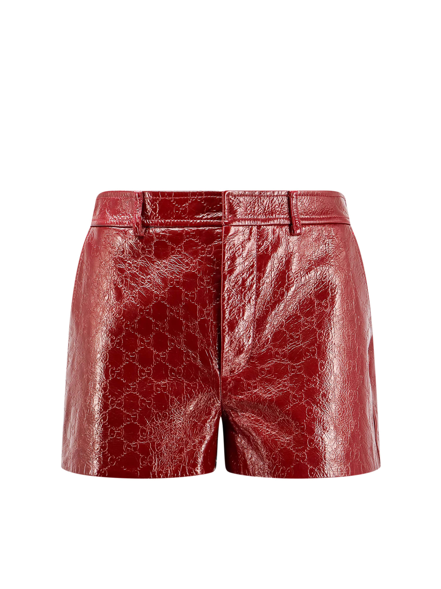 Shop Gucci Shorts In Red