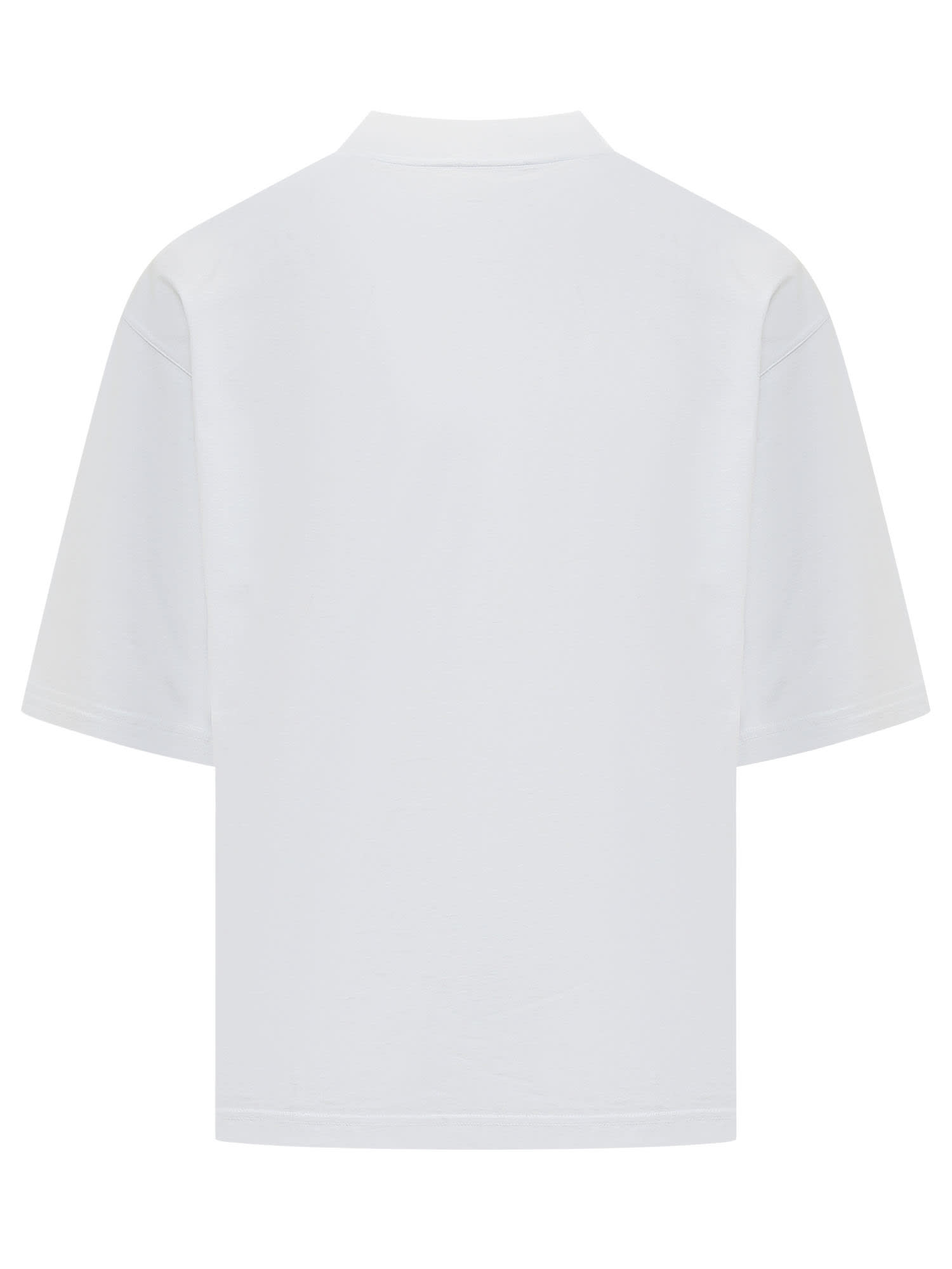 Shop Marni T-shirt In Lily White