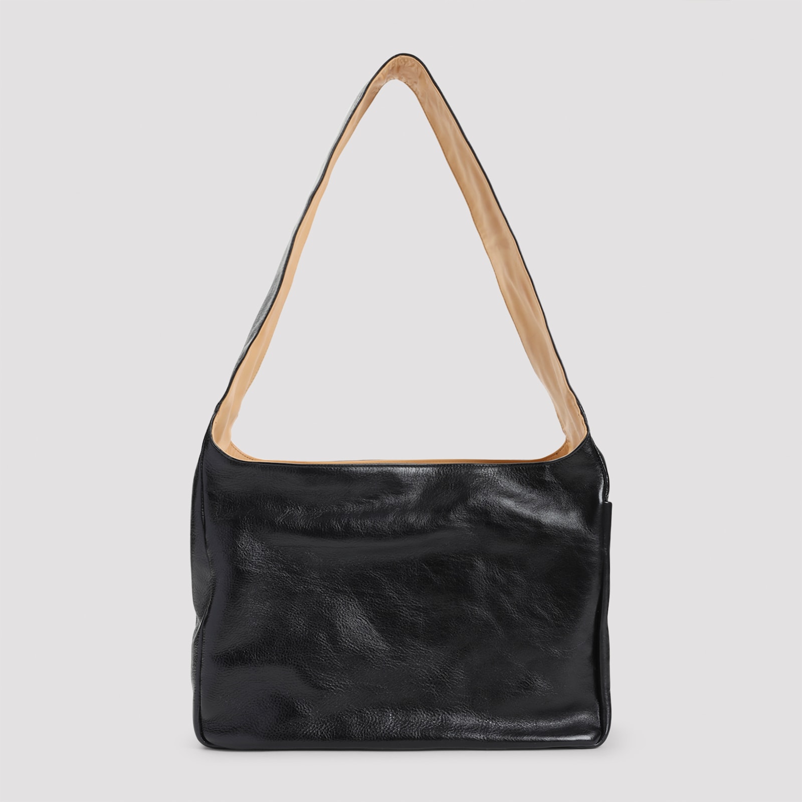 Our Legacy Grande Brick Messenger Bag In Black