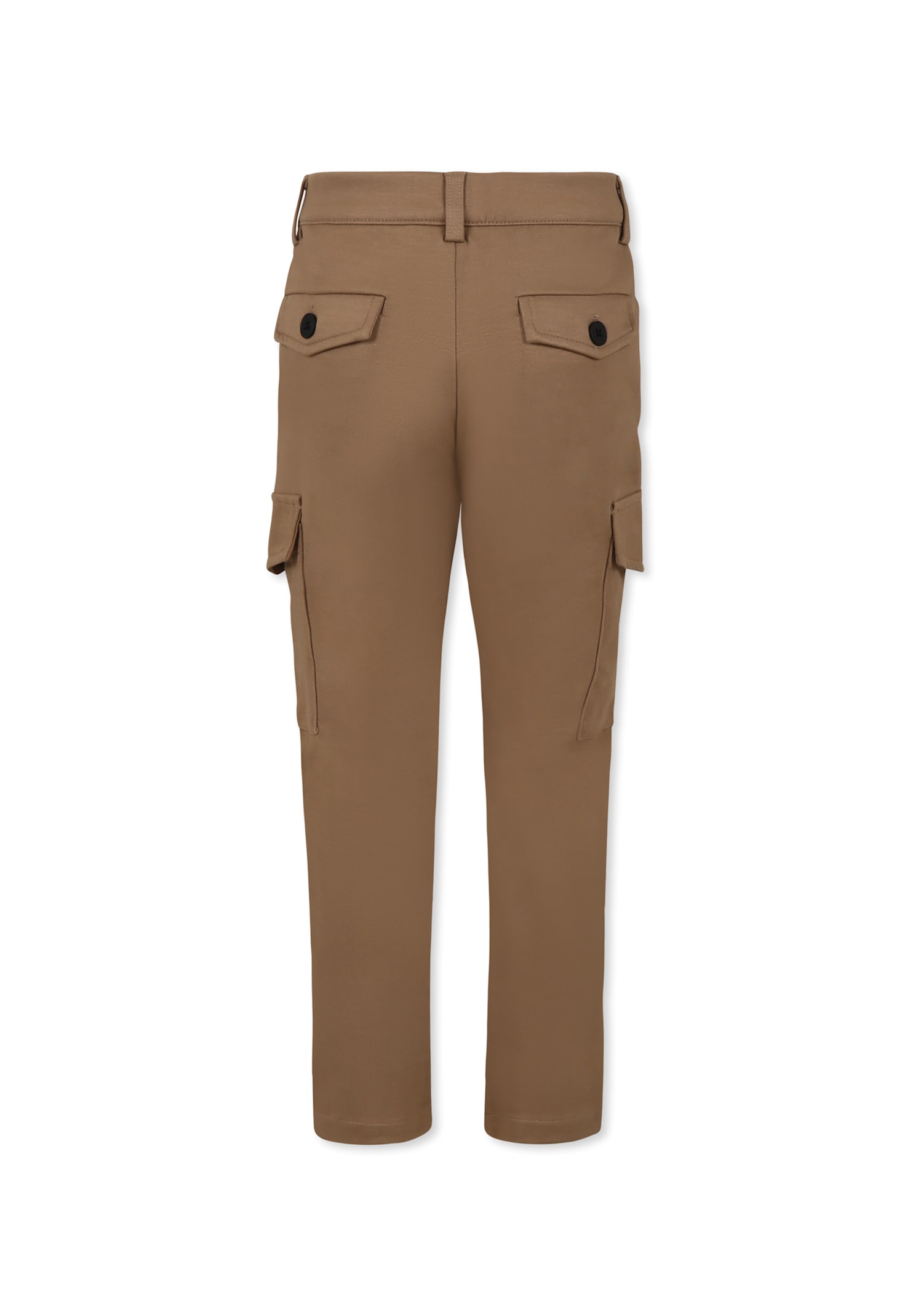 Hugo Boss Beige Trousers For Boy With Logo In Beige