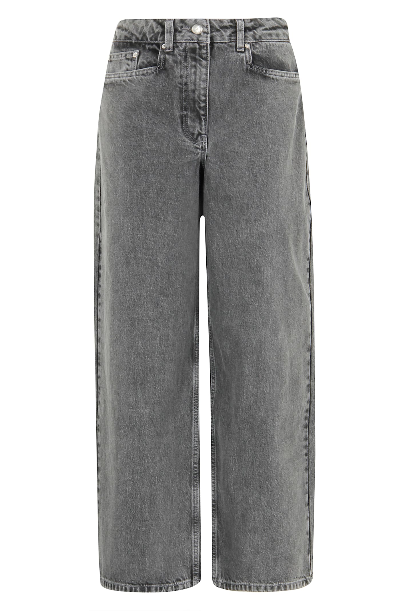Remain Birger Christensen Cocoon Wide-leg Denim Pants In Multi