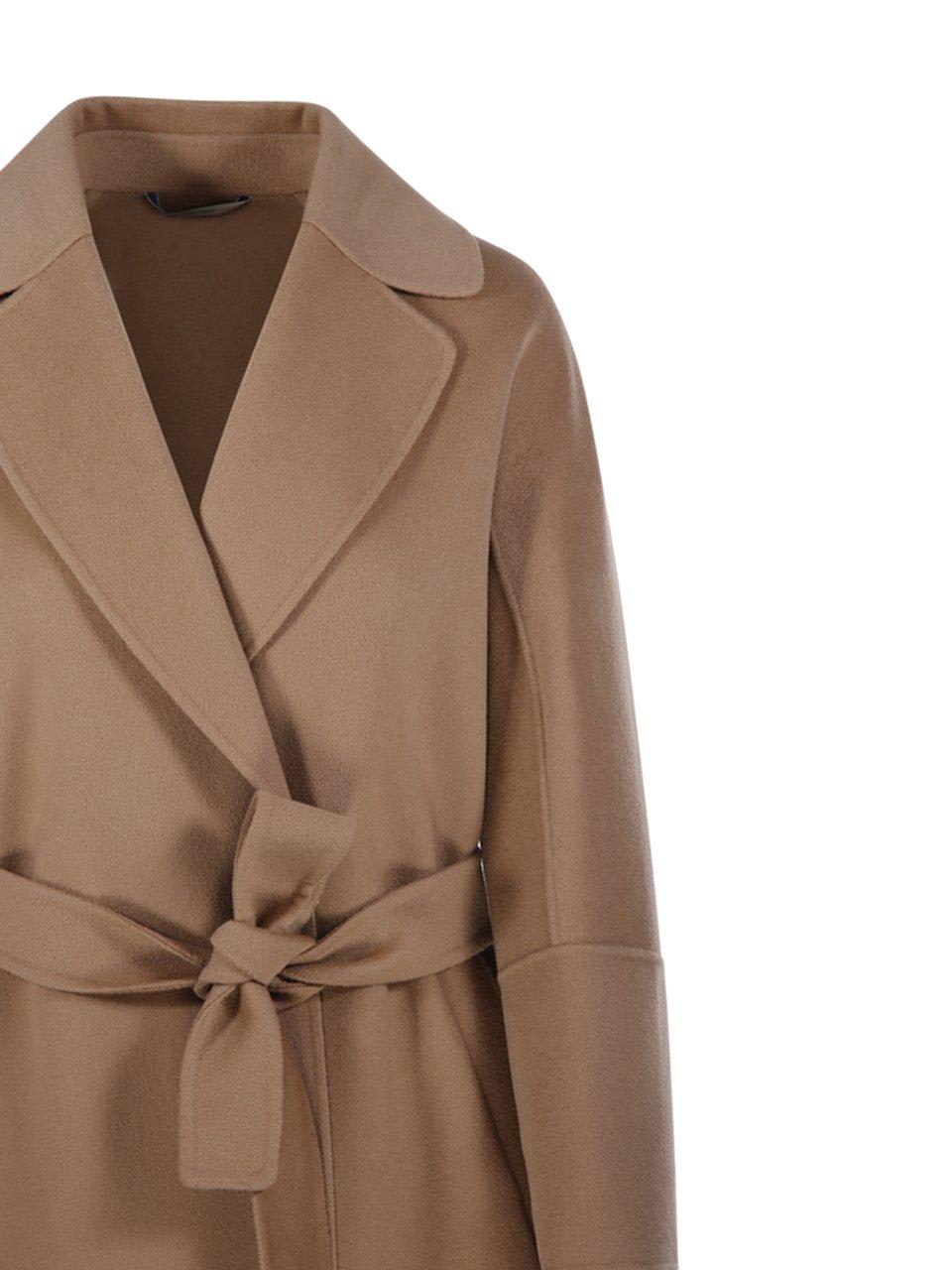 'S MAX MARA BELTED LONG-SLEEVED COAT