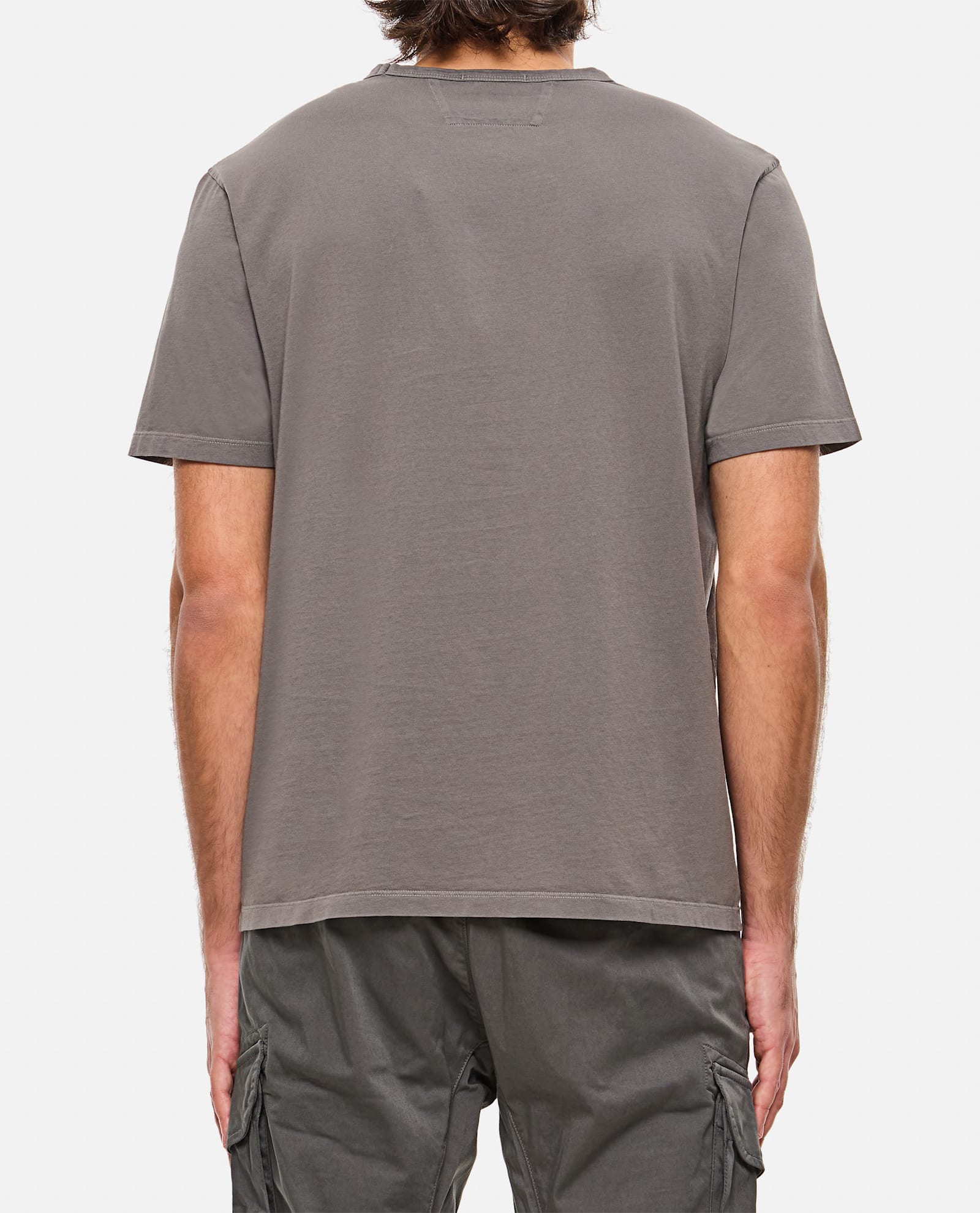 C.p. Company Grey T-shirt In Cotton With Logo In Grey