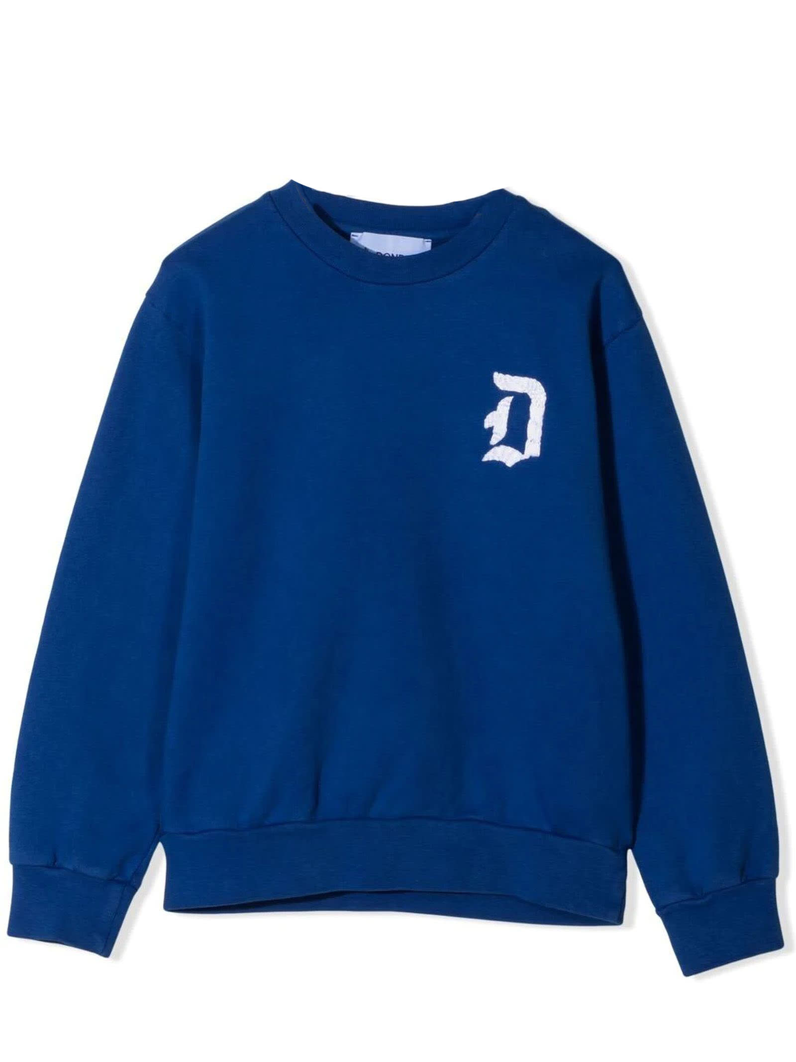 Dondup Blue Cotton Sweatshirt