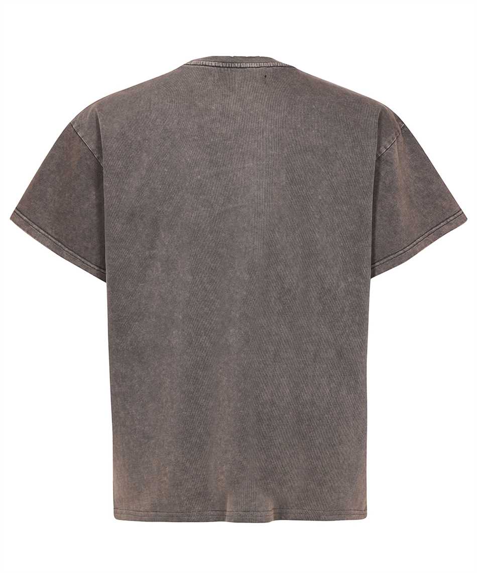 Who Decides War Embroidered-shock-waves T-shirt In Gray