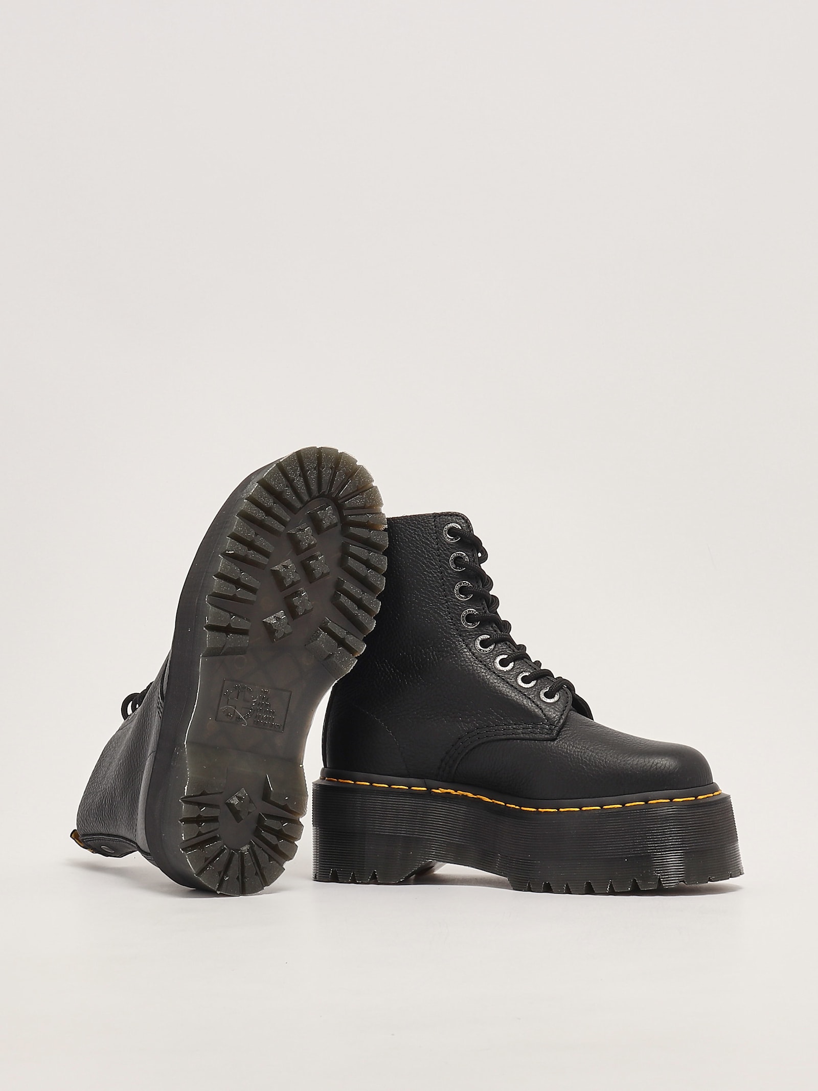 Shop Dr. Martens' Pascal Boots In Nero