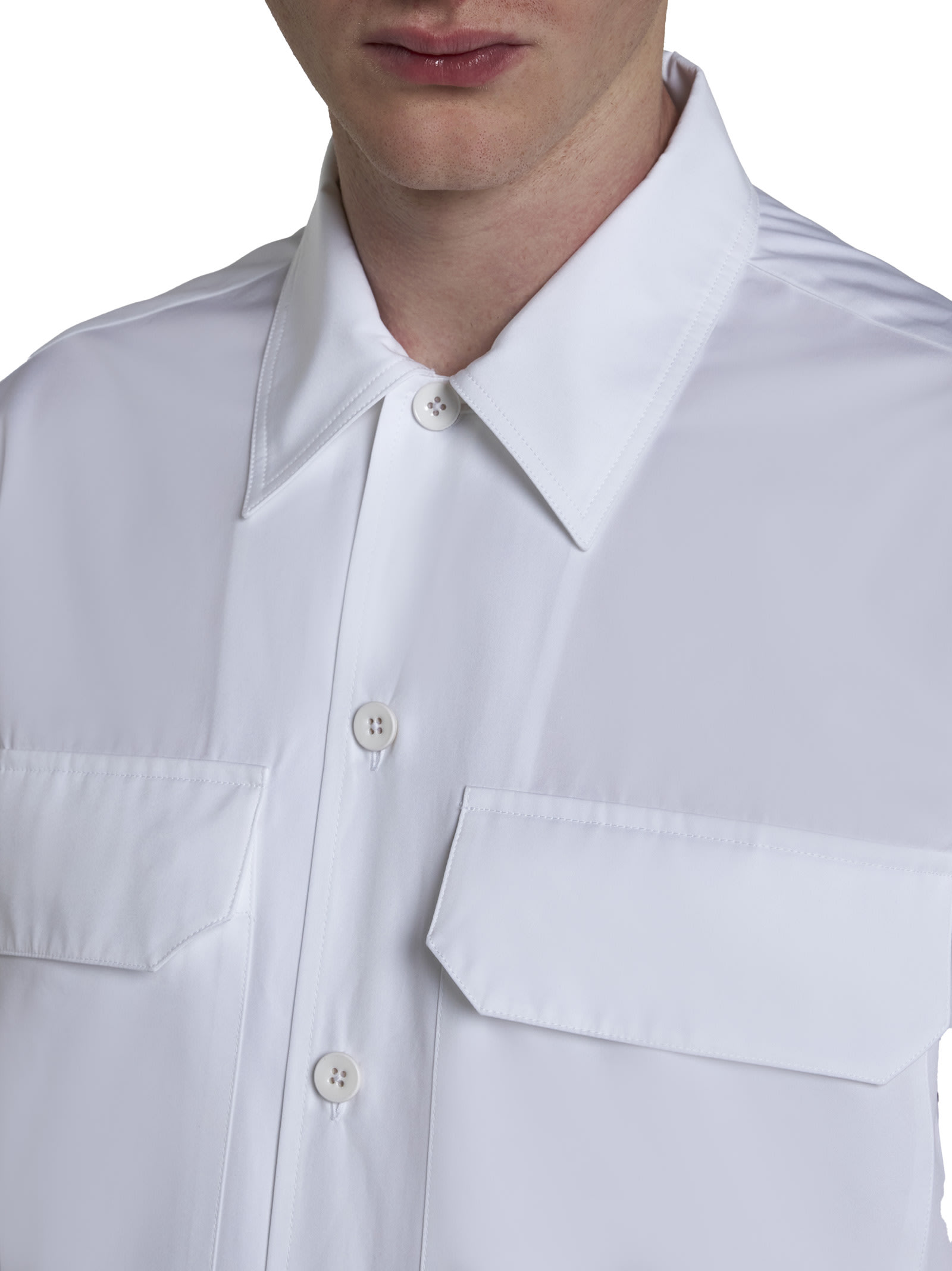 Shop Jil Sander Shirt In Optic White