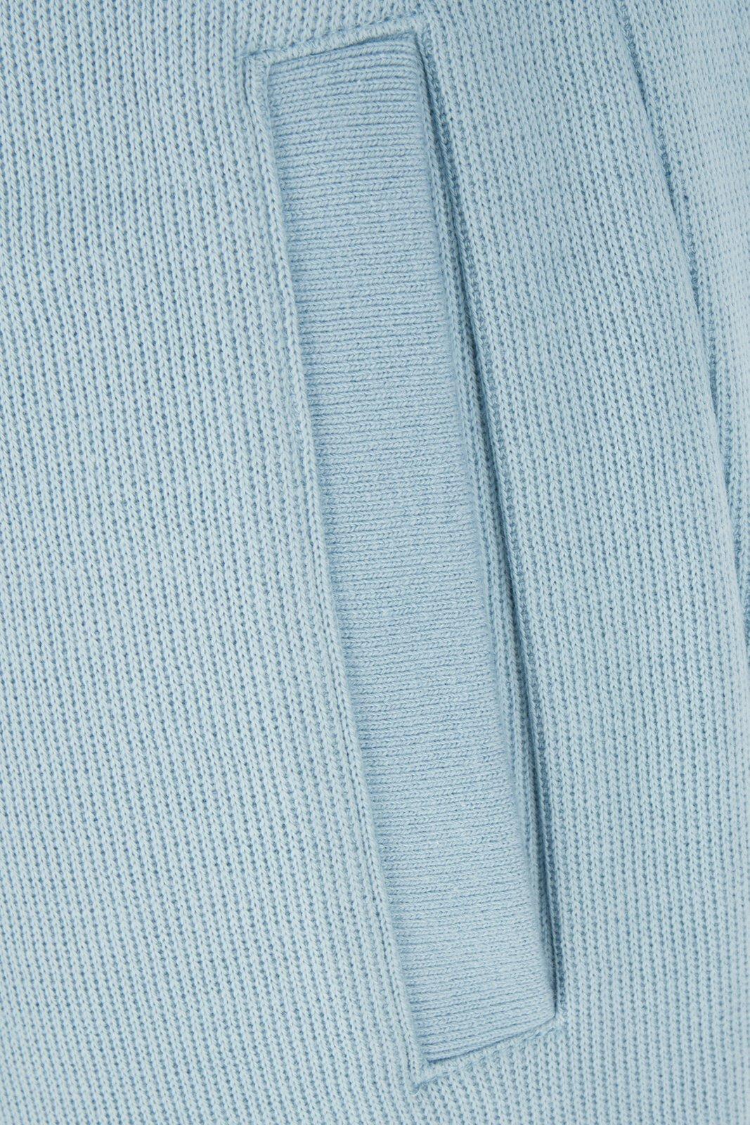 Shop Thom Browne 4-bar Drawstring Track Pants In Blue