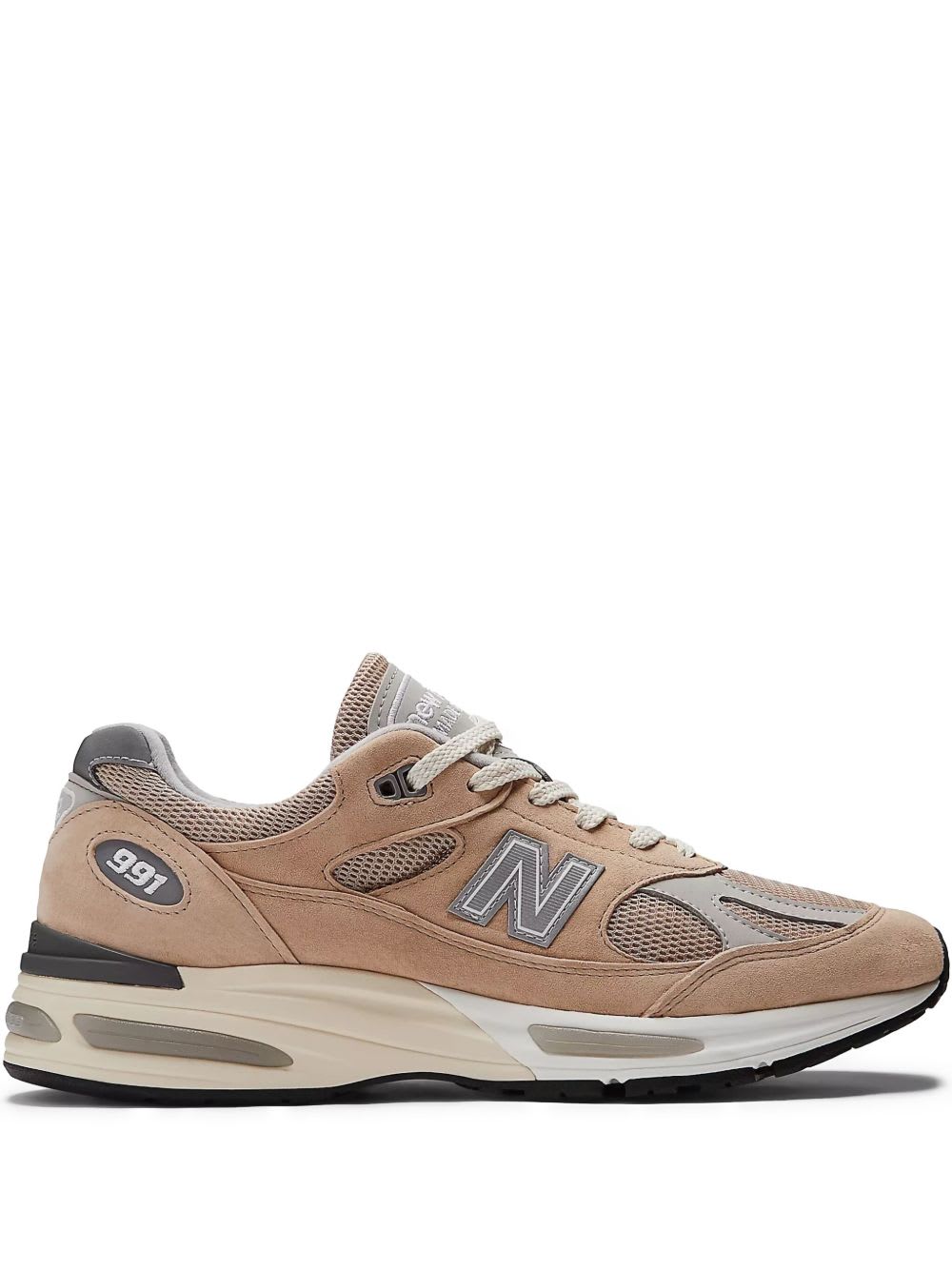 New Balance Made In Uk 991v2 Cuban Sand Sneakers In Nude