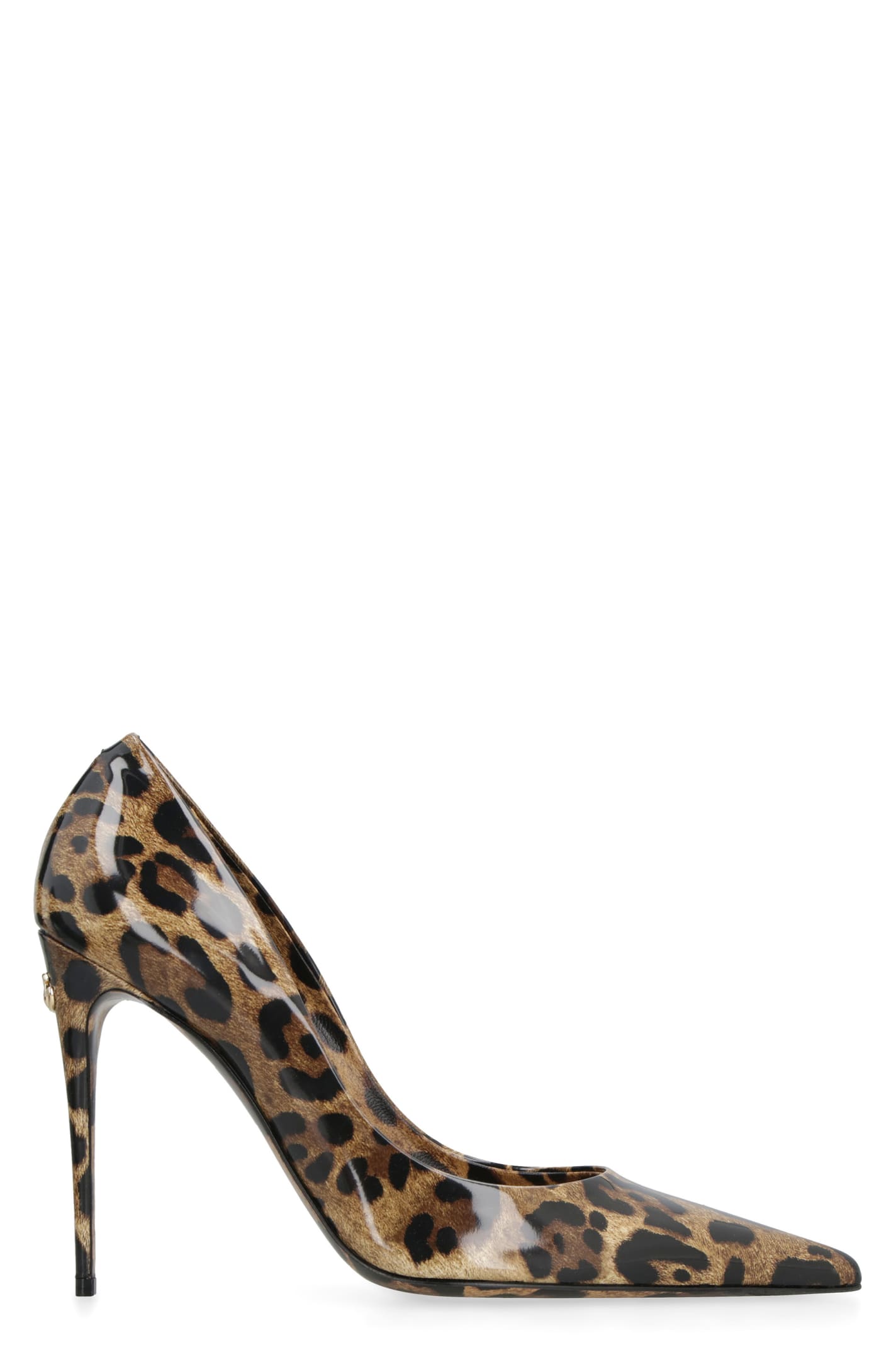 Shop Dolce & Gabbana Lollo Leather Pumps In Animalier